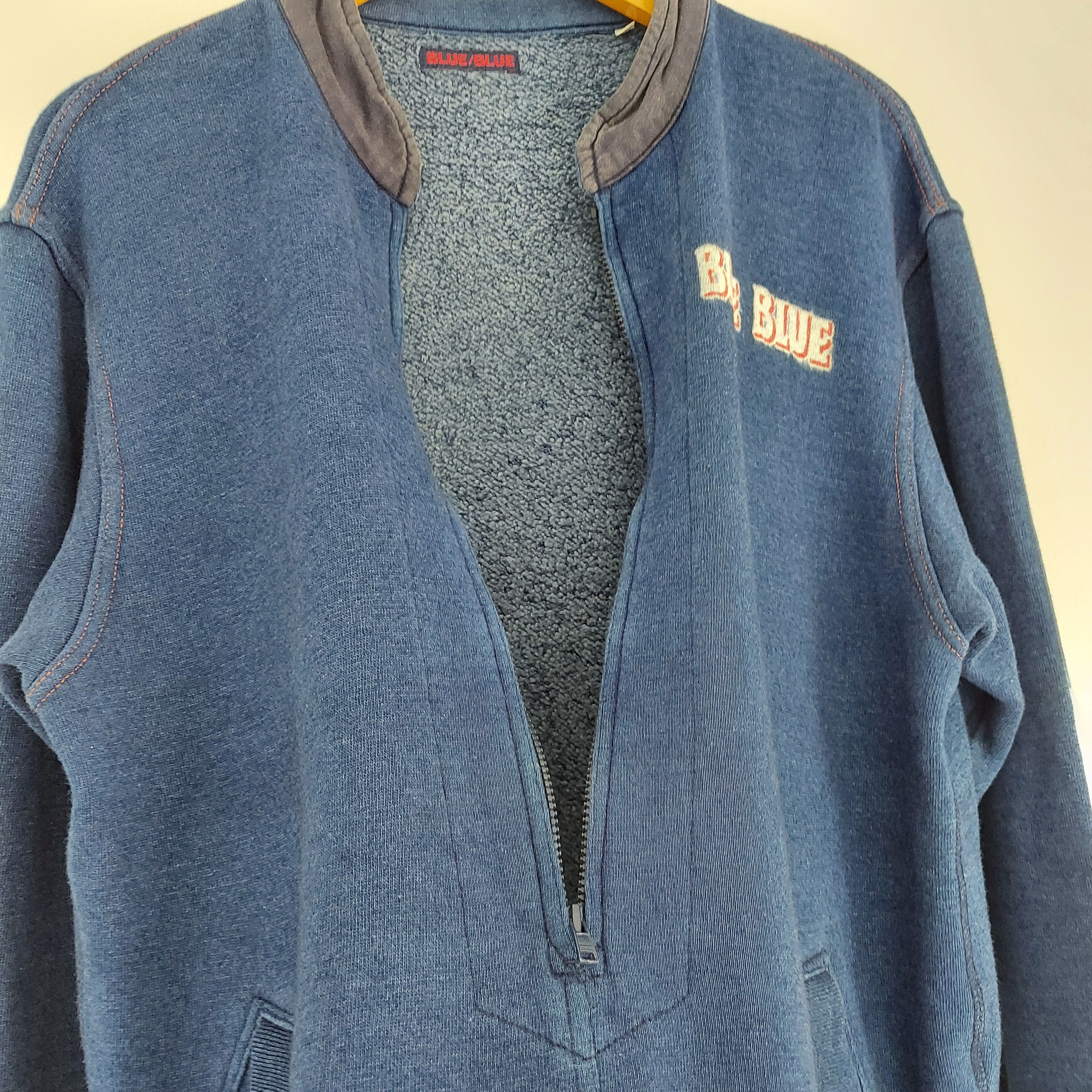 Blue Blue Japan Indigo dye Pullover Sweater Size US M / EU 48-50 / 2 - 7 Thumbnail