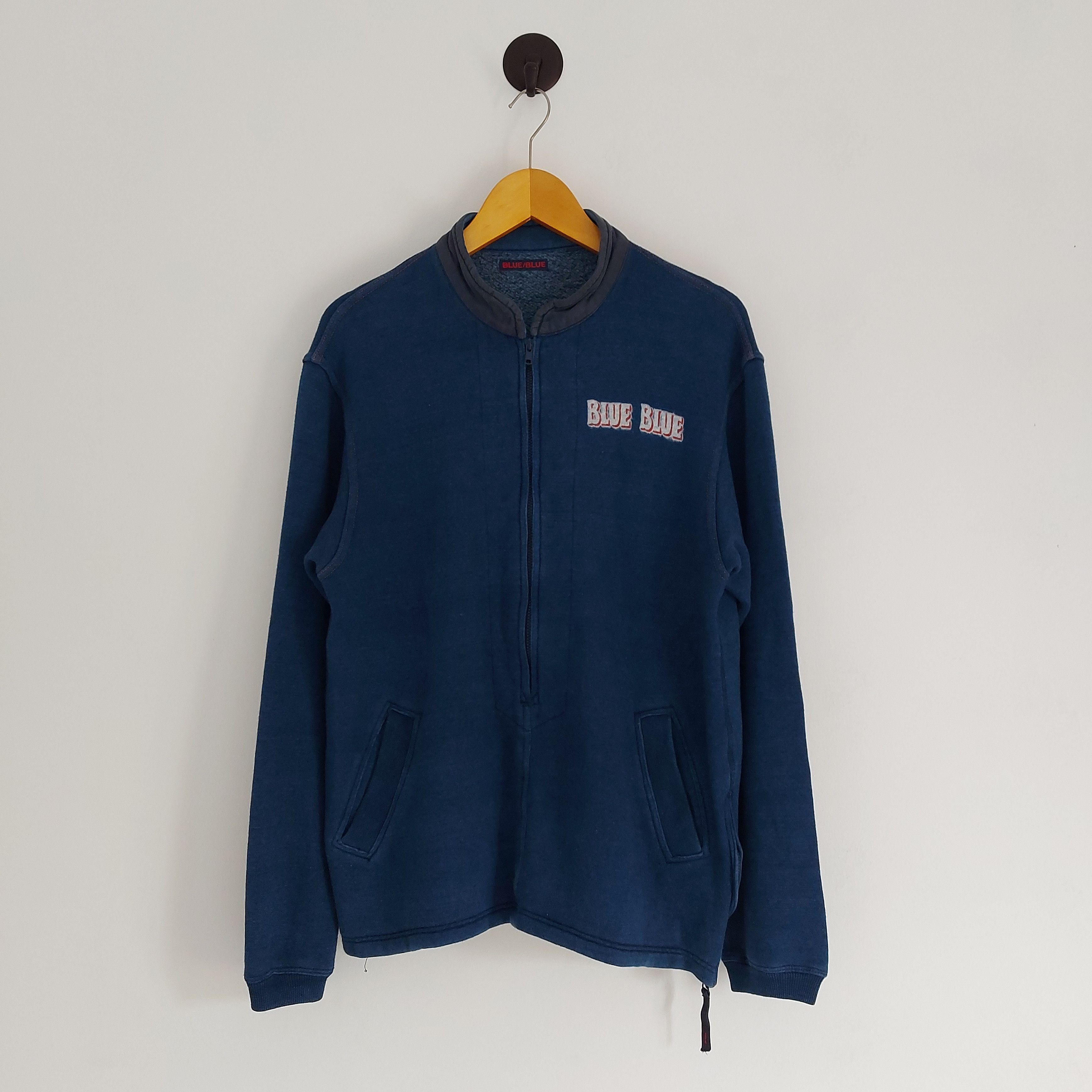 Vintage Blue Blue Indigo dye Pullover Sweater