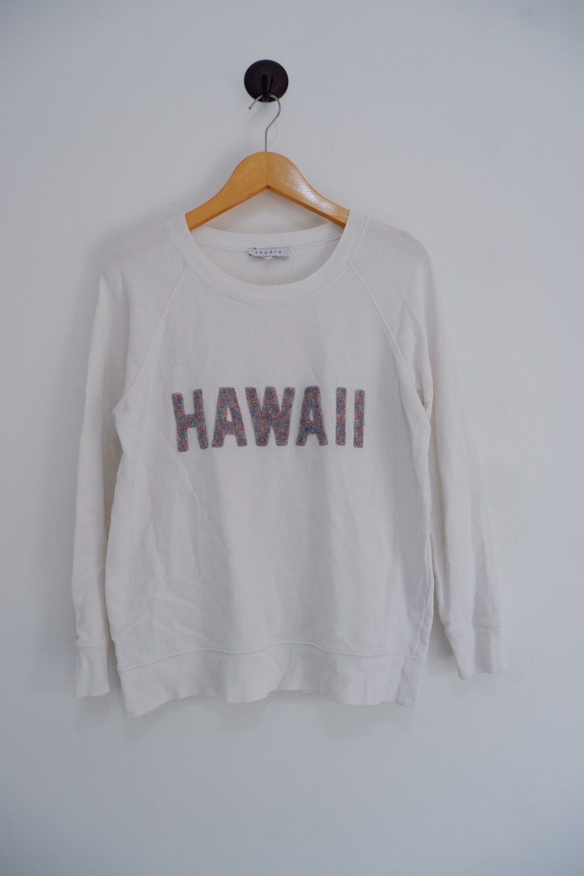 Sandro Sandro Paris Hawaii Crewneck Sweatshirt Size US M / EU 48-50 / 2 - 1 Thumbnail
