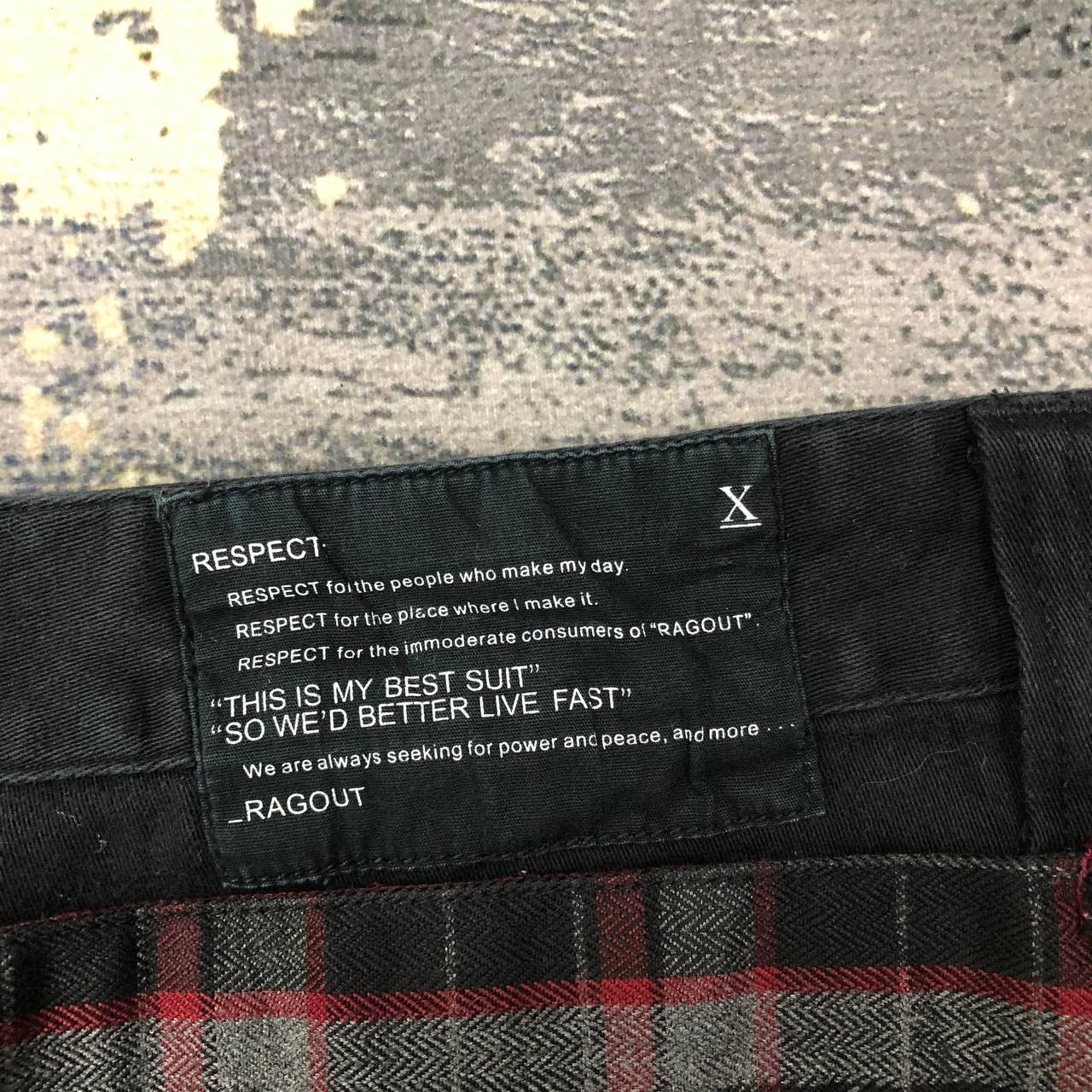 Japanese Brand P293 RAGOUT DOUBLE WAIST JAPAN SKINNY TARTAN PUNK PANTS Size 32" / US 10 / IT 46 - 6 Thumbnail