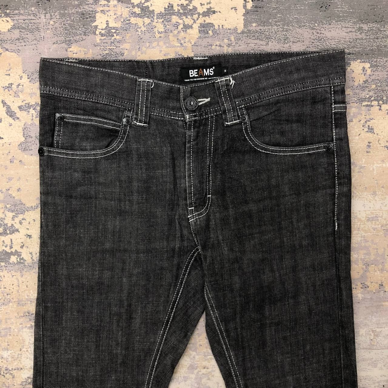 Beams Plus P326 JAPAN BEAMS SKINNY BLUE DENIM JEANS Size US 33 - 3 Thumbnail