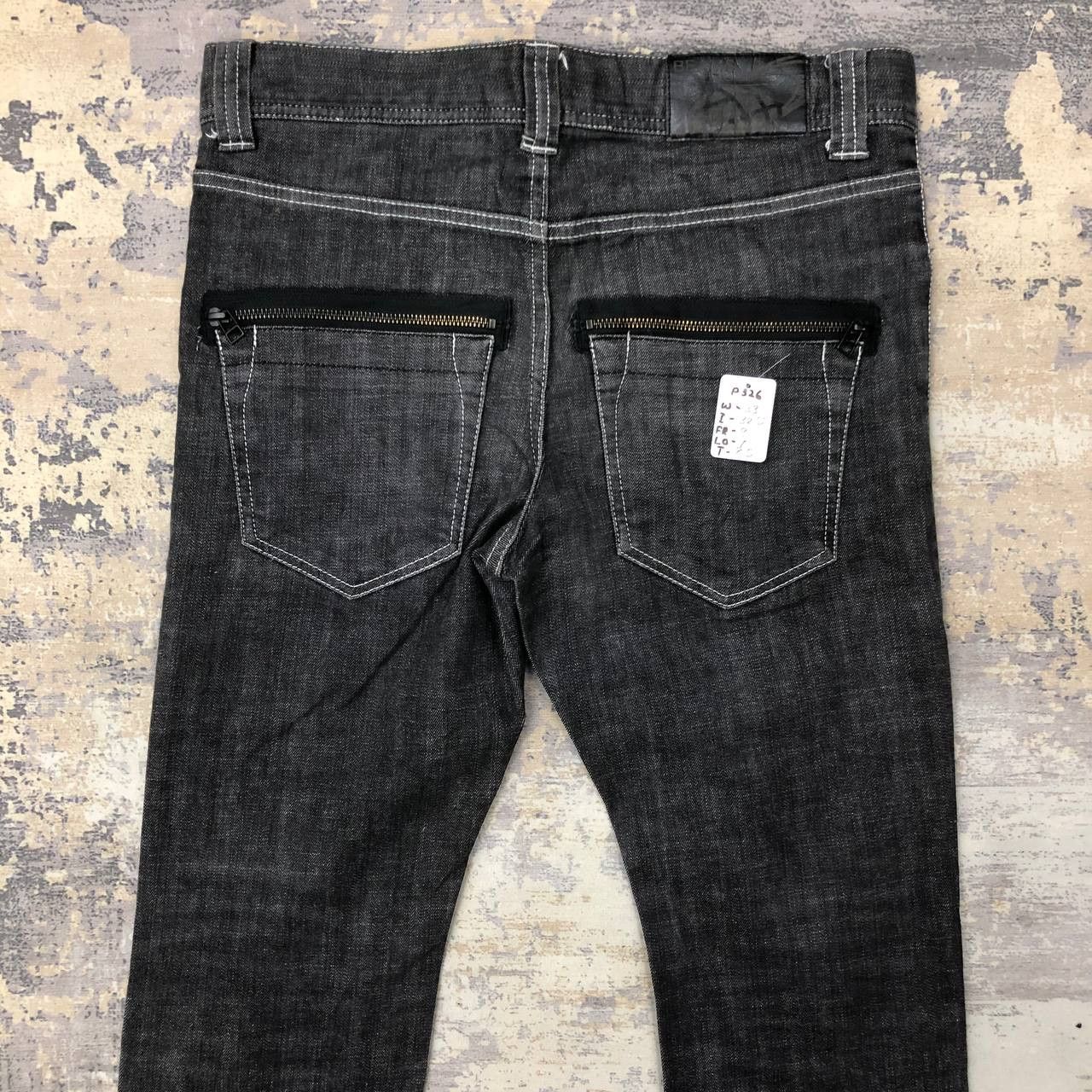 Beams Plus P326 JAPAN BEAMS SKINNY BLUE DENIM JEANS Size US 33 - 11 Thumbnail