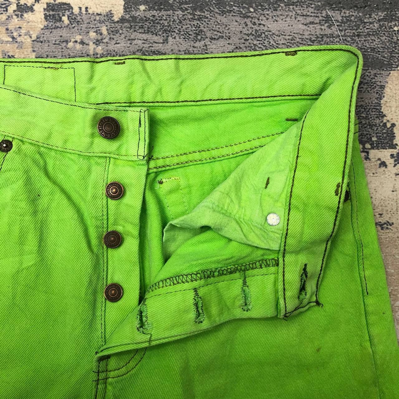 Levi's × Vintage P324 VTG 501 SKINNY LEVI'S STRAUSS & CO DENIM JEANS Size US 28 / EU 44 - 7 Thumbnail