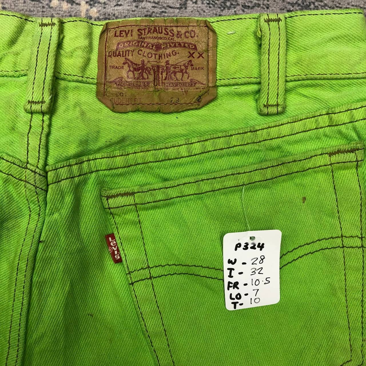 Levi's × Vintage P324 VTG 501 SKINNY LEVI'S STRAUSS & CO DENIM JEANS Size US 28 / EU 44 - 5 Thumbnail