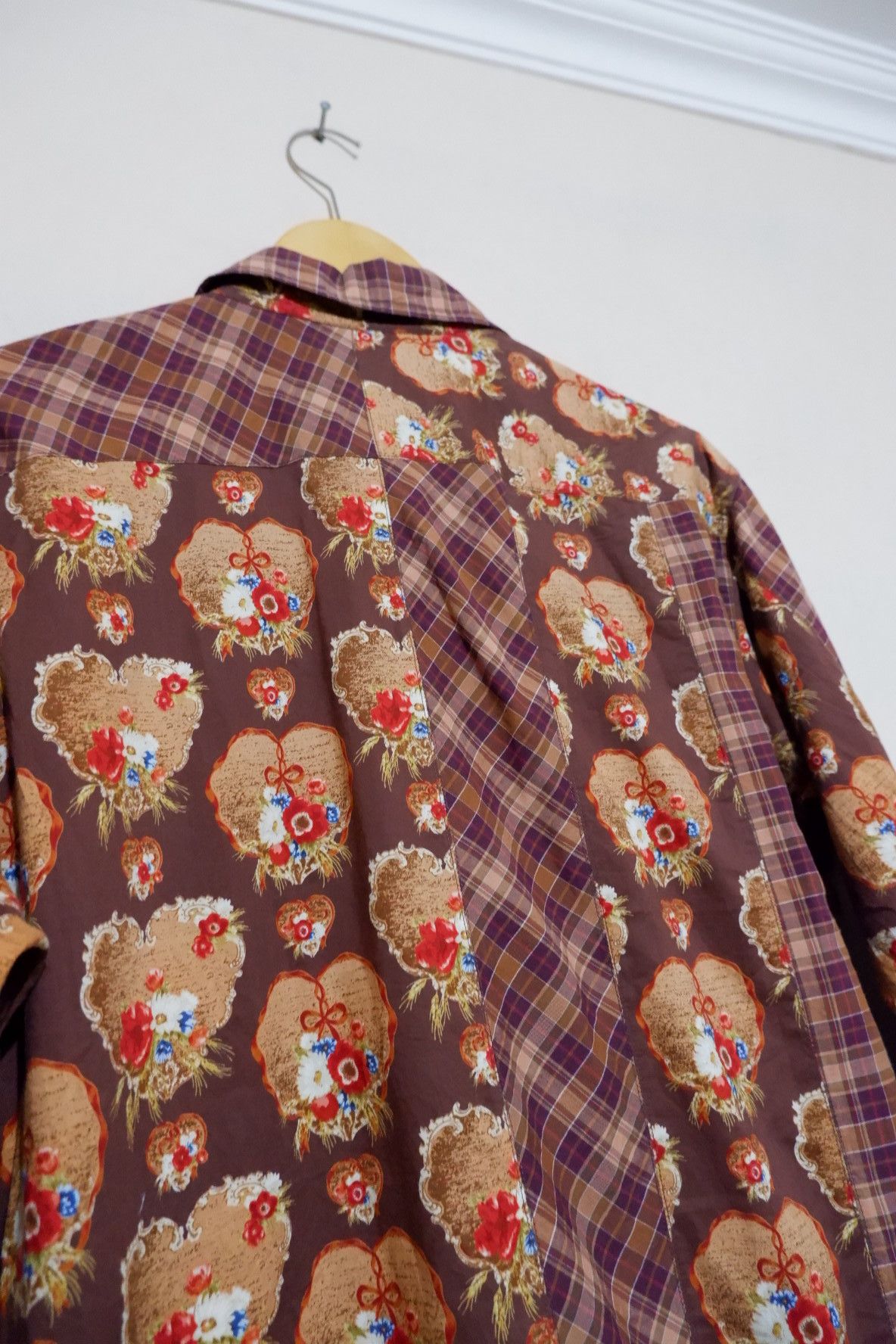 Pink House Vintage Karl Helmut Patchwork Shirt Size US L / EU 52-54 / 3 - 6 Thumbnail