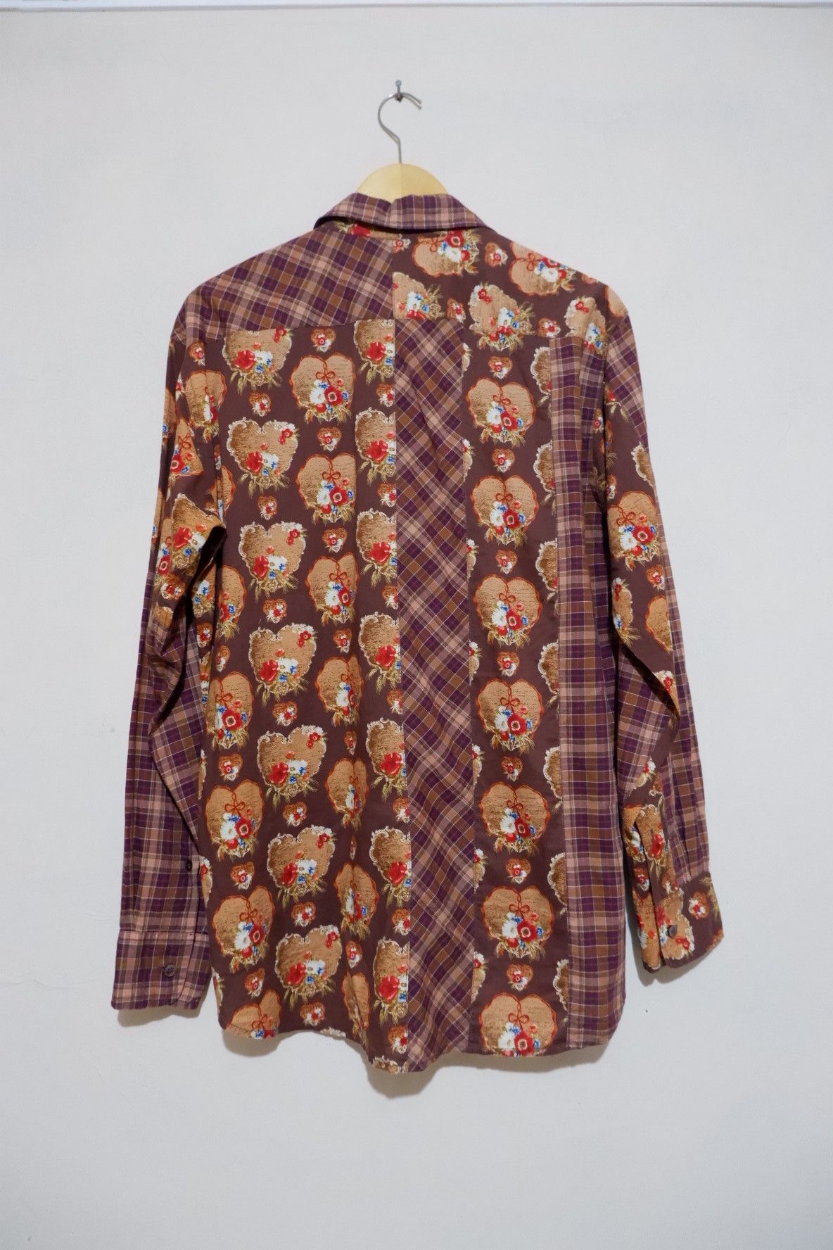 Pink House Vintage Karl Helmut Patchwork Shirt Size US L / EU 52-54 / 3 - 2 Thumbnail