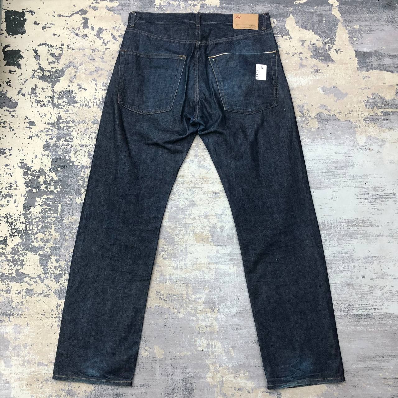 image of P323 Japan Selvedge Electric Cottage Limited Slimfit Jeans in Blue, Men's (Size 35)