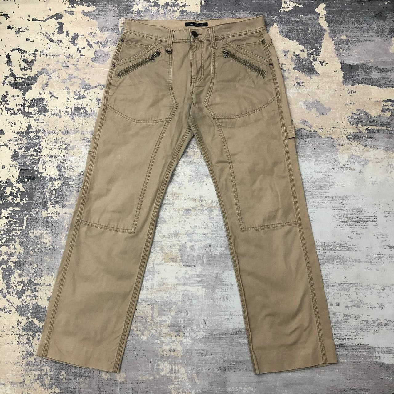 Japanese Brand P322 JAPAN WORKWEAR MEMORY SPECIAL DOUBLE KNEE PANTS Size US 33 - 1 Thumbnail