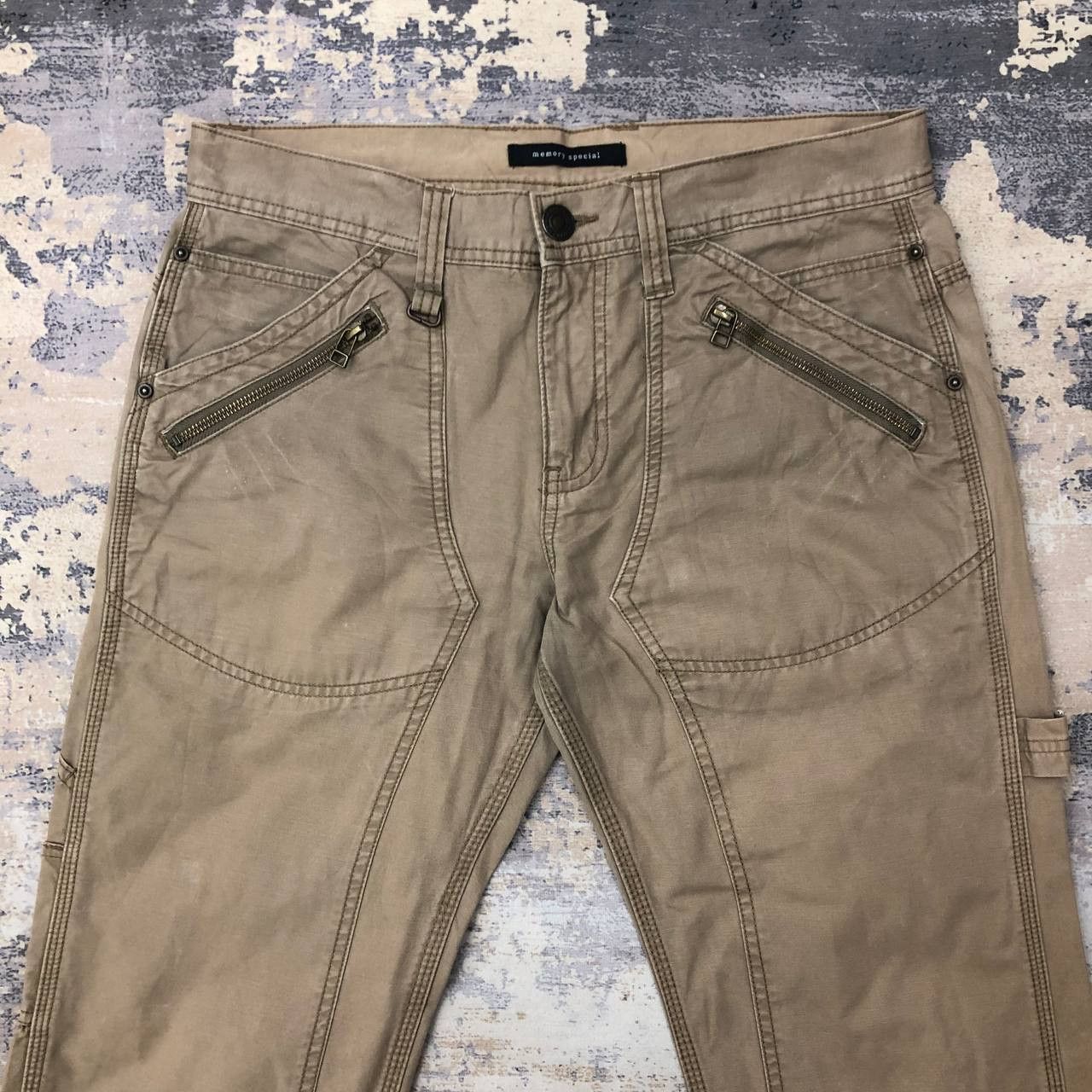 Japanese Brand P322 JAPAN WORKWEAR MEMORY SPECIAL DOUBLE KNEE PANTS Size US 33 - 3 Thumbnail