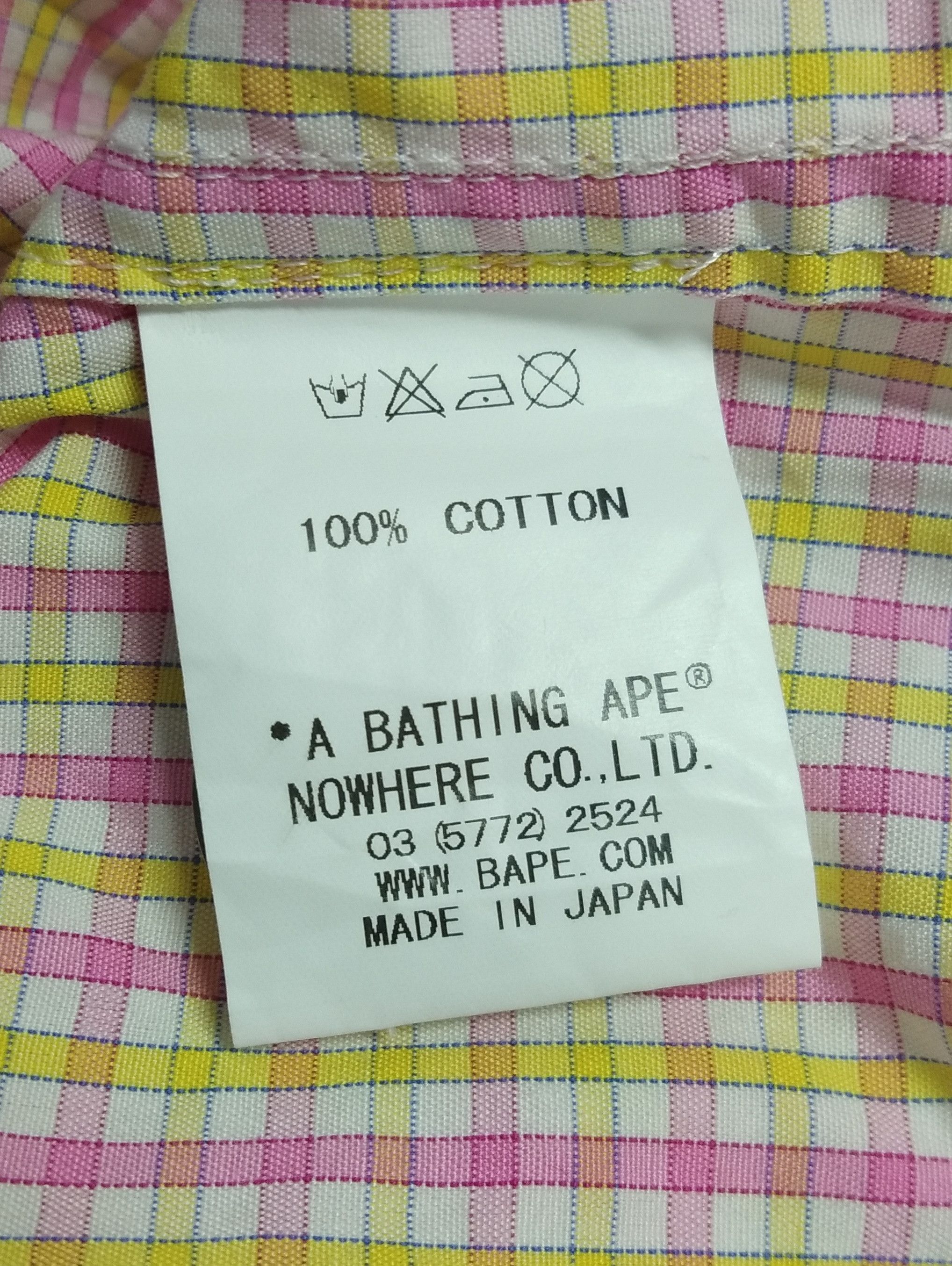 Bape A BATHING APE PIRATE STORE CHECKERED SHIRT Size US M / EU 48-50 / 2 - 7 Thumbnail