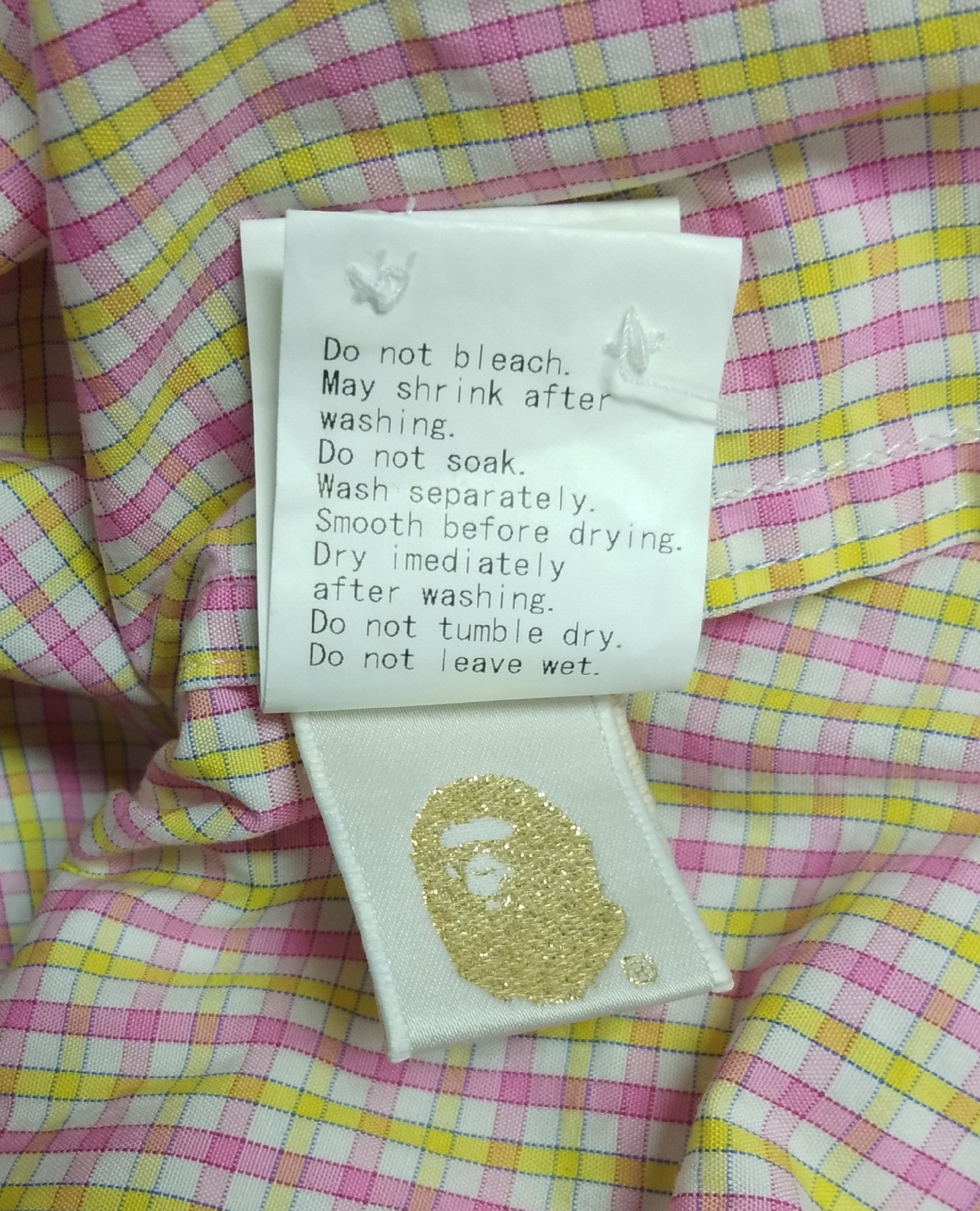 Bape A BATHING APE PIRATE STORE CHECKERED SHIRT Size US M / EU 48-50 / 2 - 9 Thumbnail