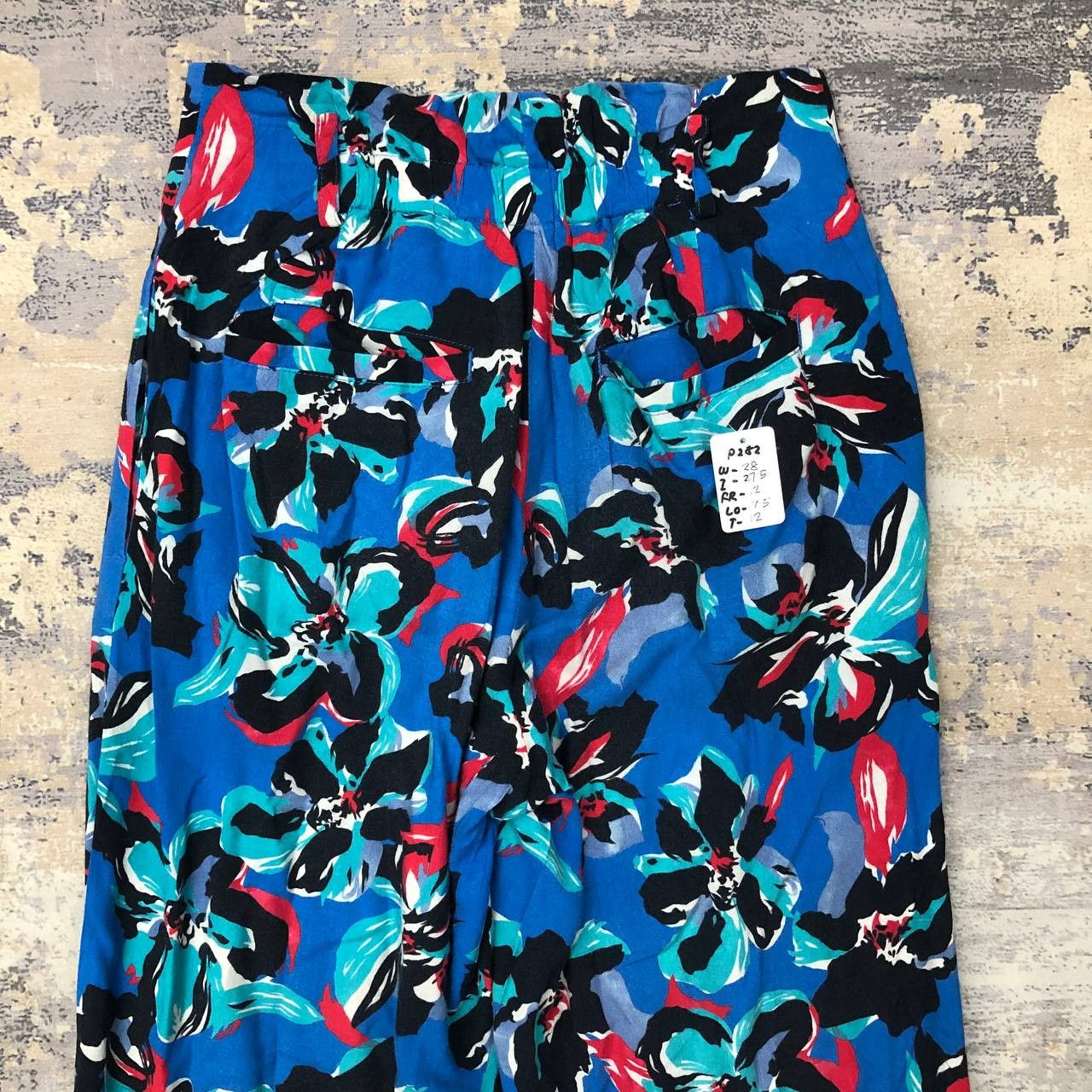 Japanese Brand P282 JAPAN X-GIRL FLOWER ART FULL PRINT PANTS Size 28" / US 6 / IT 42 - 4 Thumbnail