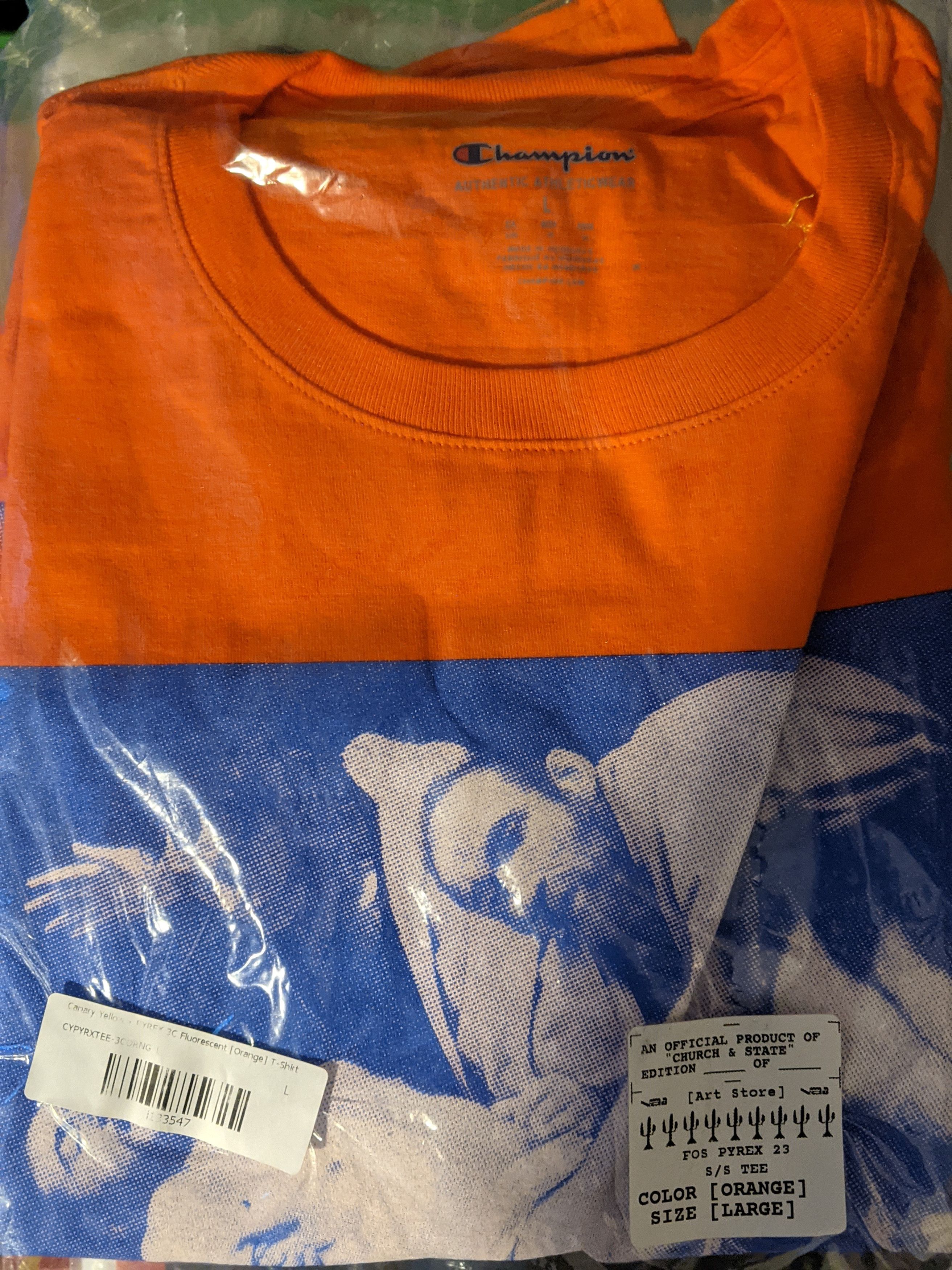 Pyrex Vision SOLD OUT Virgil Abloh x Canary Yellow x Pyrex T-Shirt Size US L / EU 52-54 / 3 - 2 Thumbnail