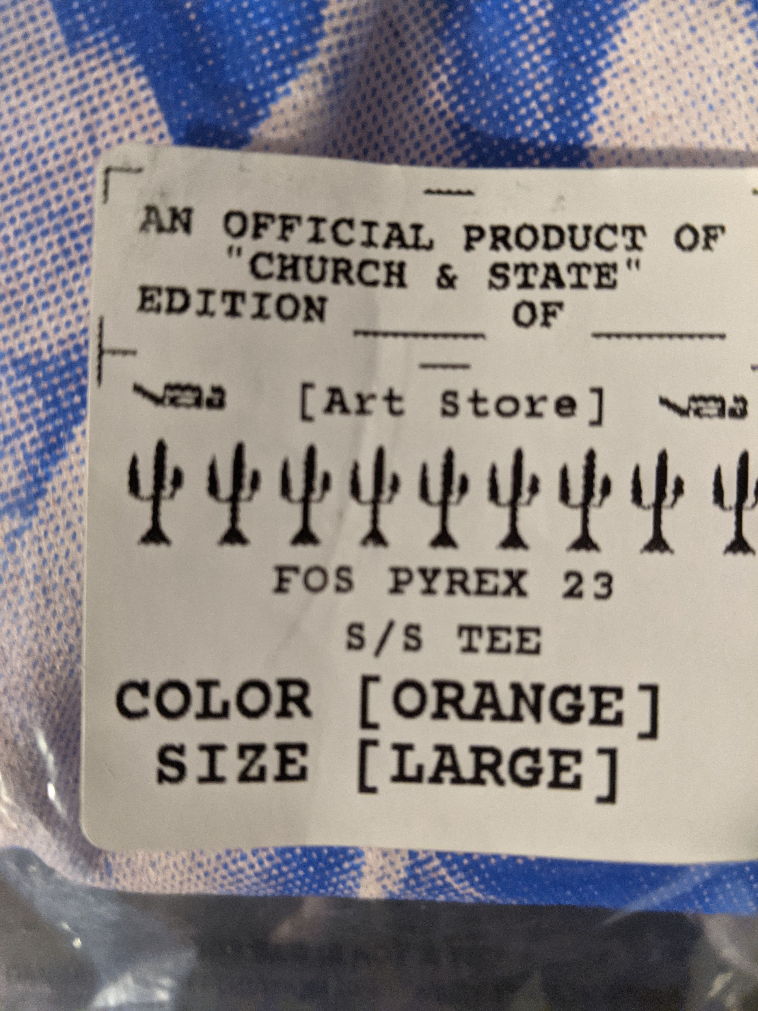 Pyrex Vision SOLD OUT Virgil Abloh x Canary Yellow x Pyrex T-Shirt Size US L / EU 52-54 / 3 - 3 Thumbnail