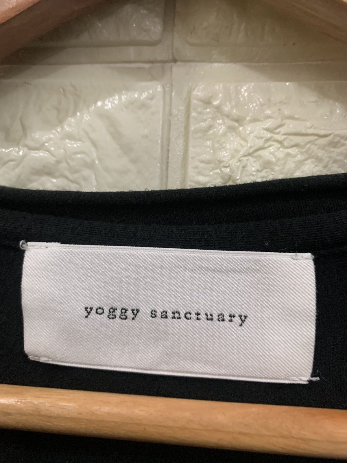 Designer × Japanese Brand Yoggy Sanctuary Black T Shirt Size XS / US 0-2 / IT 36-38 - 4 Thumbnail