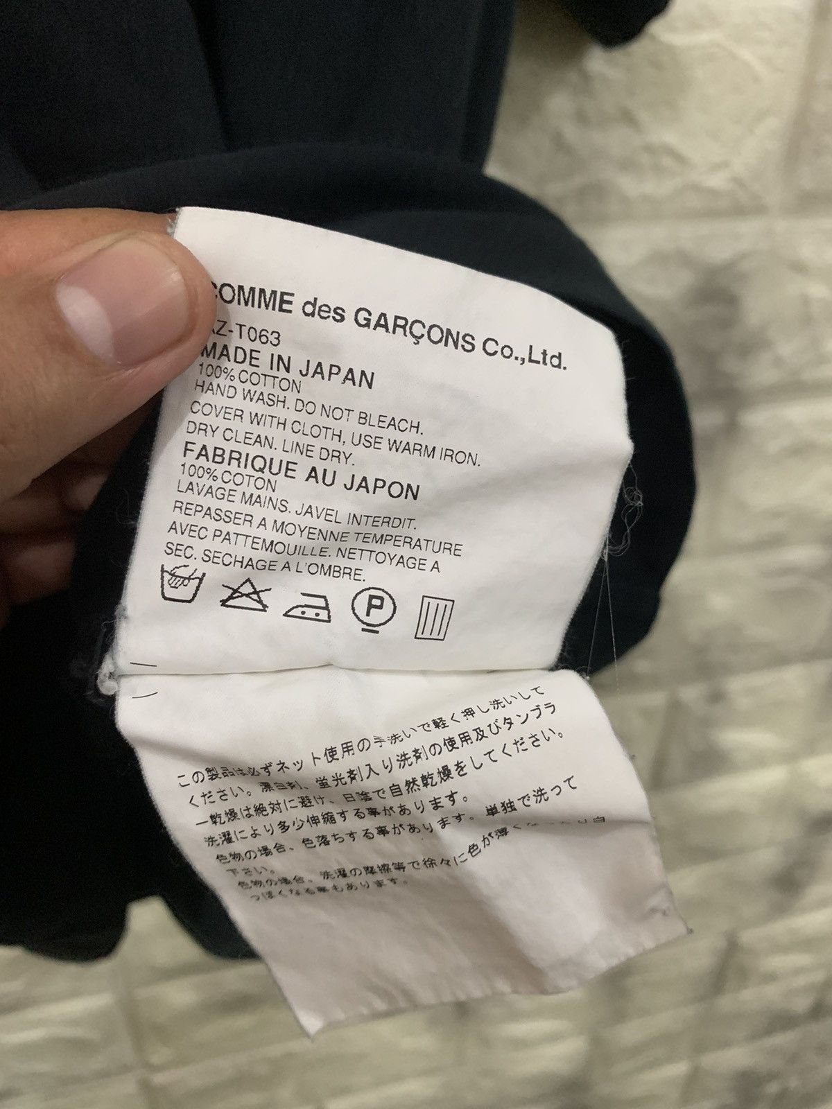 Comme des Garcons PLAY PLAY Comme Des Garcons Black T Shirt Size M / US 6-8 / IT 42-44 - 6 Thumbnail