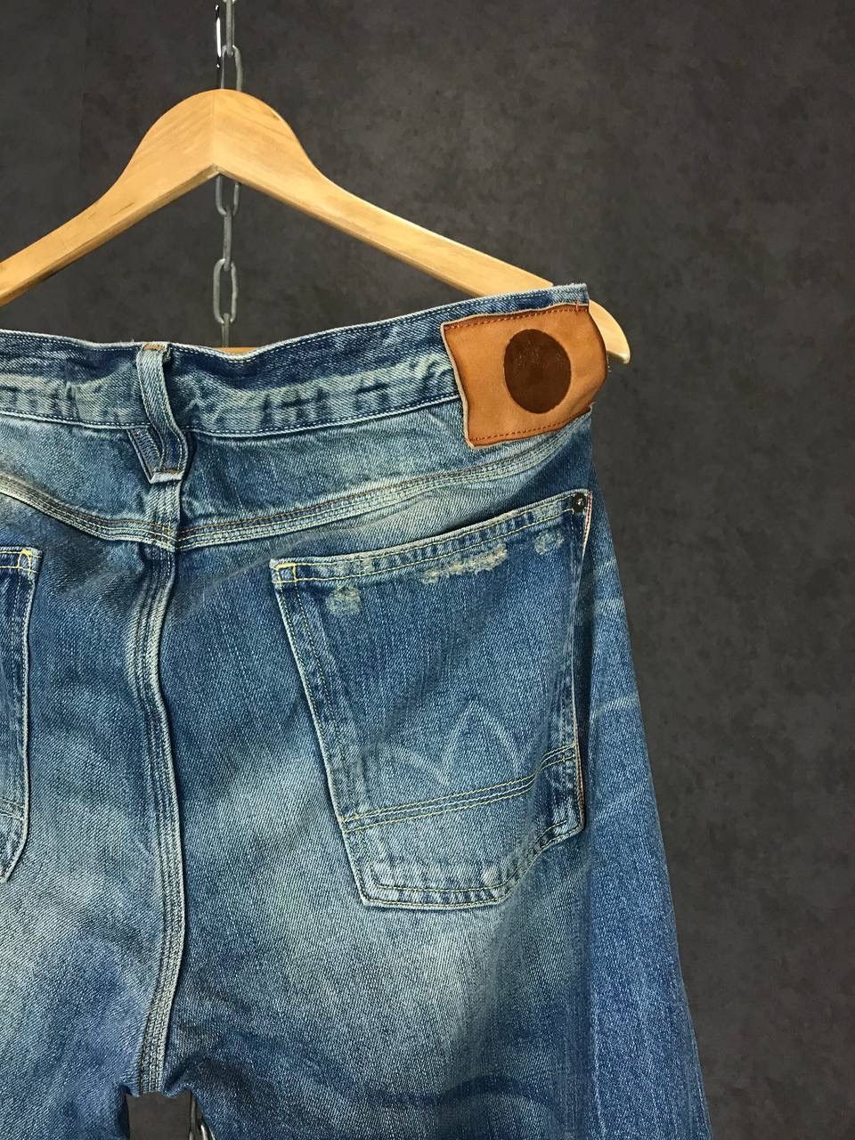 Japanese Brand Le temps des cerises distressed Japanese denim jeans Size US 36 / EU 52 - 10 Thumbnail