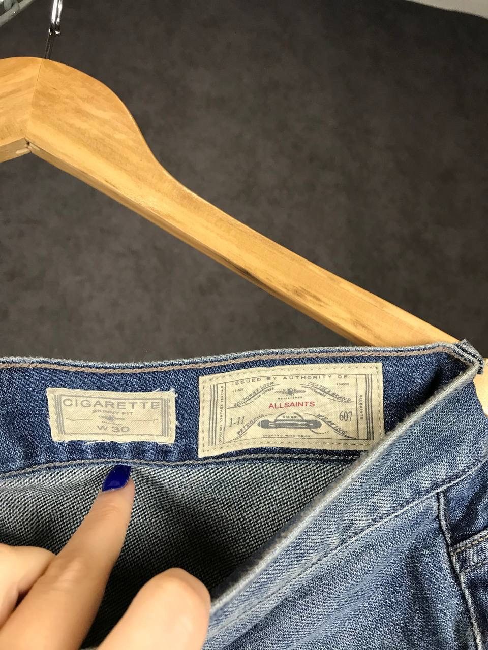 Allsaints Allsaints luxury streetwear distressed denim jeans Size US 30 / EU 46 - 3 Thumbnail