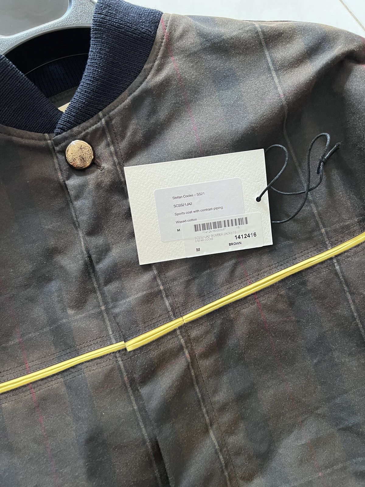 Stefan Cooke BNWT SS21 Sports Jacket (M) Size US M / EU 48-50 / 2 - 6 Thumbnail