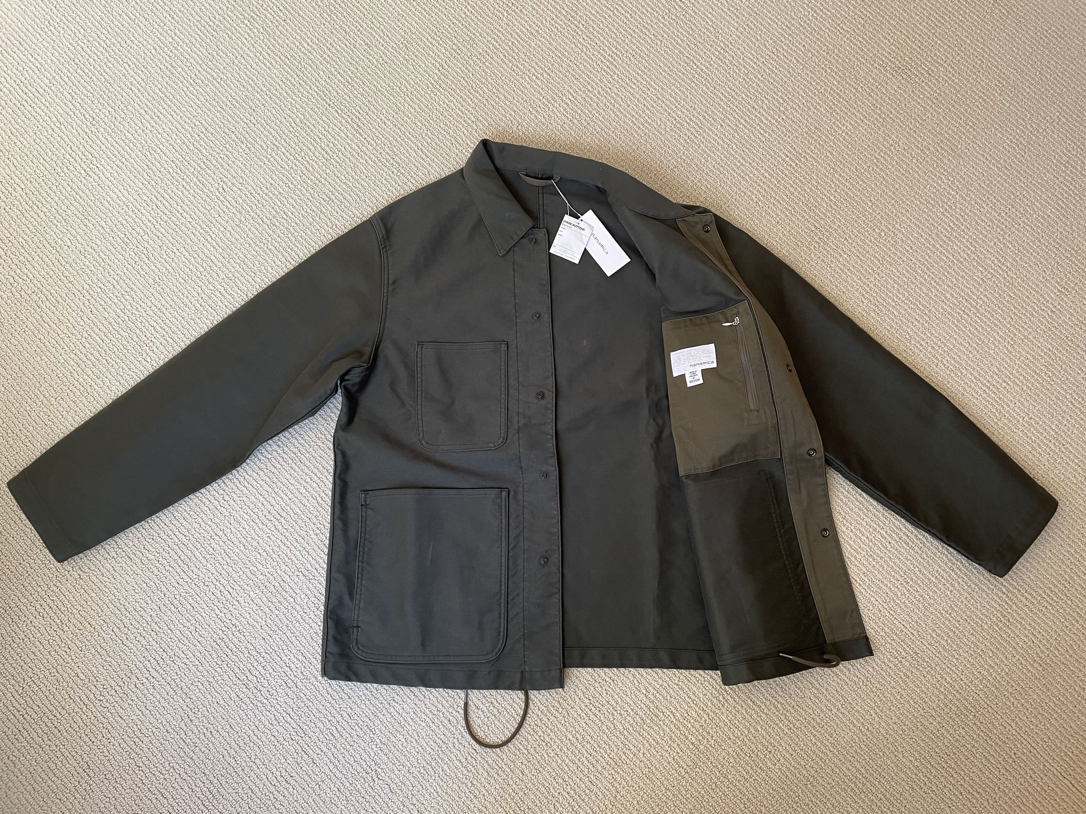 Nanamica Nanamica - Moleskin Dock Jacket Size US M / EU 48-50 / 2 - 3 Thumbnail