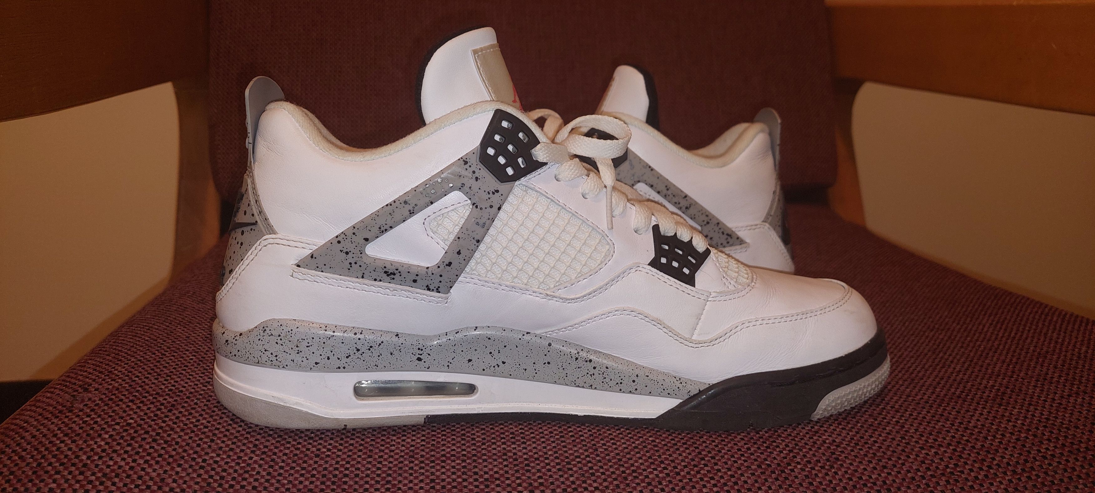 Jordan Brand Nike Air Jordan 4 Retro "White Cement" 2016 Size US 12 / EU 45 - 2 Thumbnail