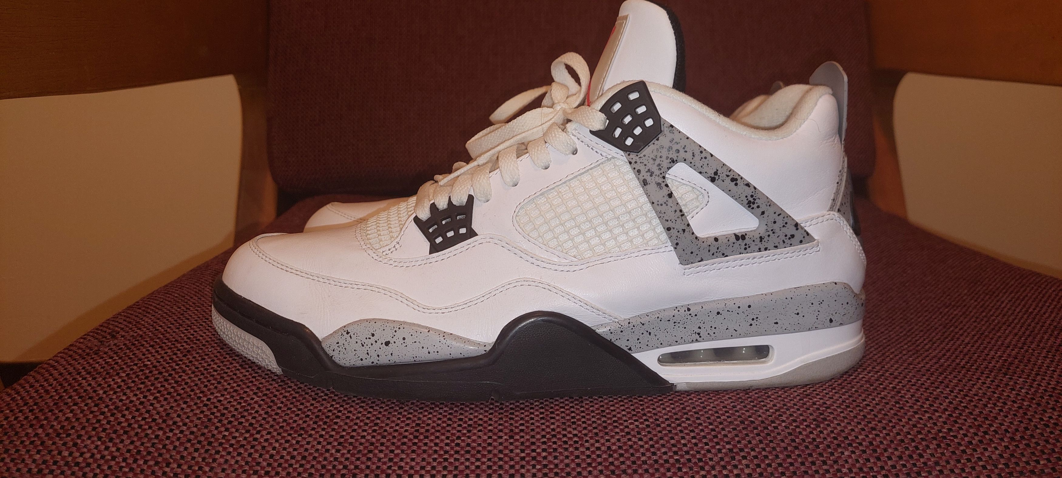 Jordan Brand Nike Air Jordan 4 Retro "White Cement" 2016 Size US 12 / EU 45 - 1 Thumbnail