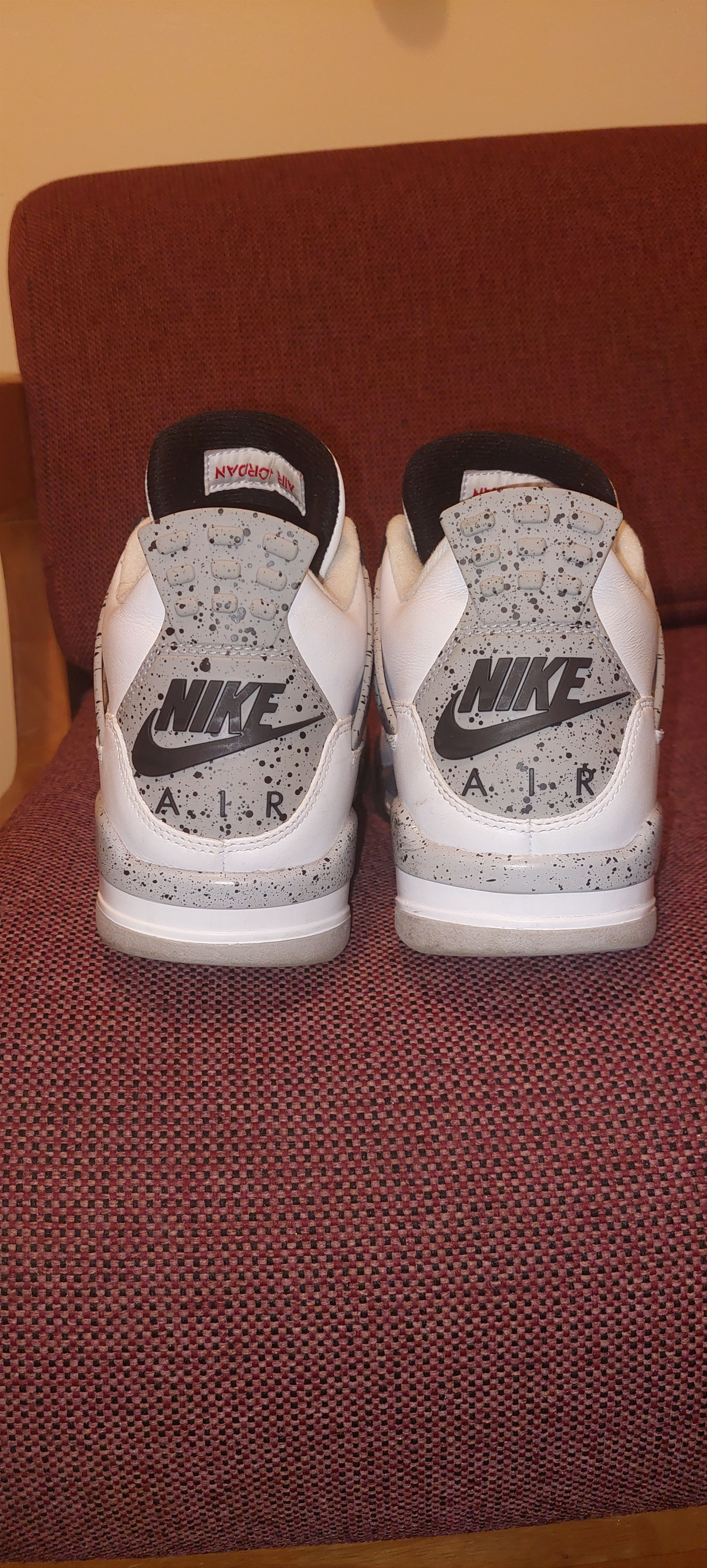 Jordan Brand Nike Air Jordan 4 Retro "White Cement" 2016 Size US 12 / EU 45 - 7 Thumbnail