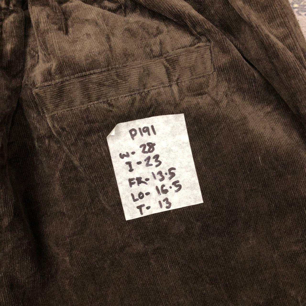 URBAN RESEARCH DOORS P191 URBAN RESEARCH CORDUROY FLARED PANTS SAMURAI STYLE Size 30" / US 8 / IT 44 - 7 Thumbnail