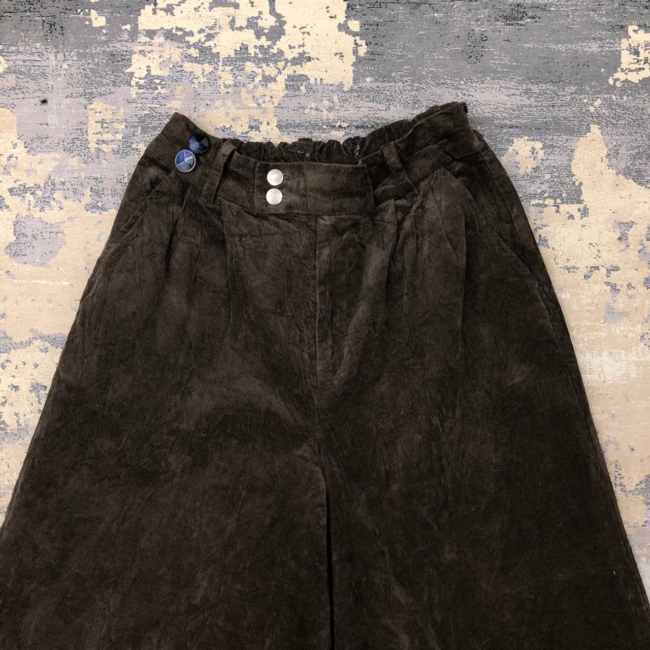 URBAN RESEARCH DOORS P191 URBAN RESEARCH CORDUROY FLARED PANTS SAMURAI STYLE Size 30" / US 8 / IT 44 - 3 Thumbnail