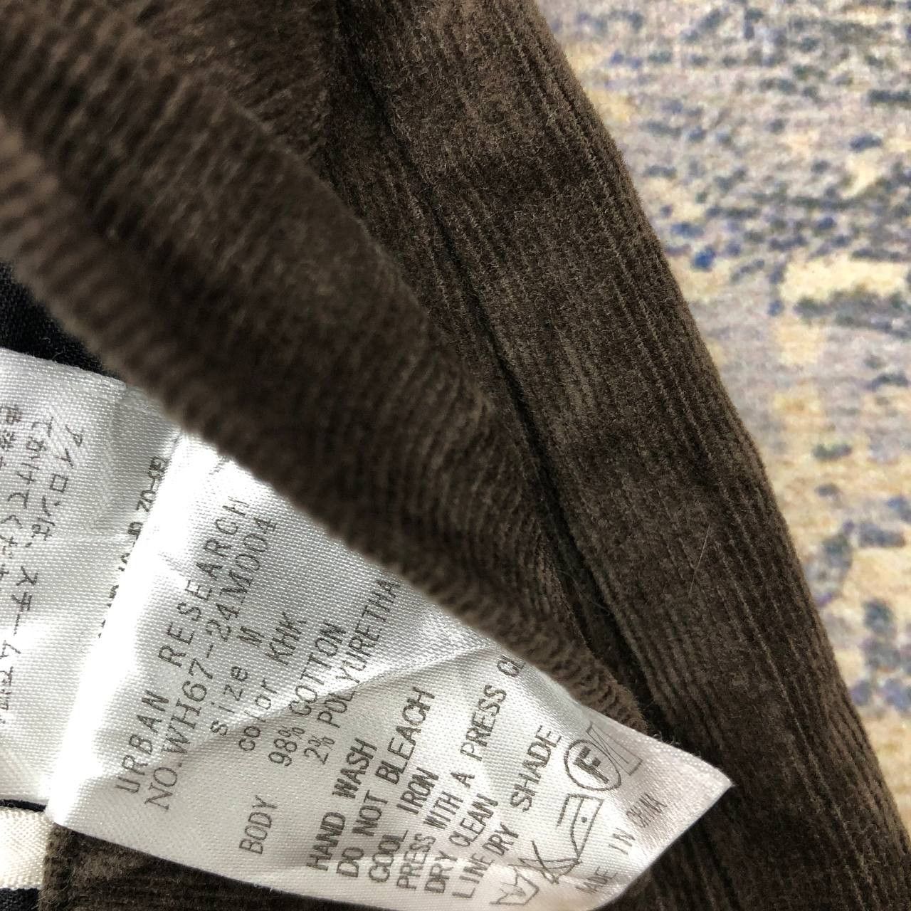 URBAN RESEARCH DOORS P191 URBAN RESEARCH CORDUROY FLARED PANTS SAMURAI STYLE Size 30" / US 8 / IT 44 - 6 Thumbnail