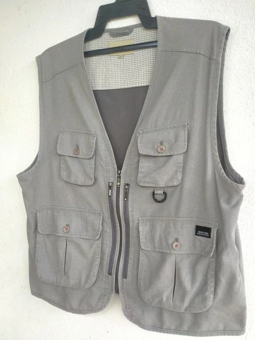 Japanese Brand Oscar Jones Multipocket Vest Size US L / EU 52-54 / 3 - 3 Thumbnail