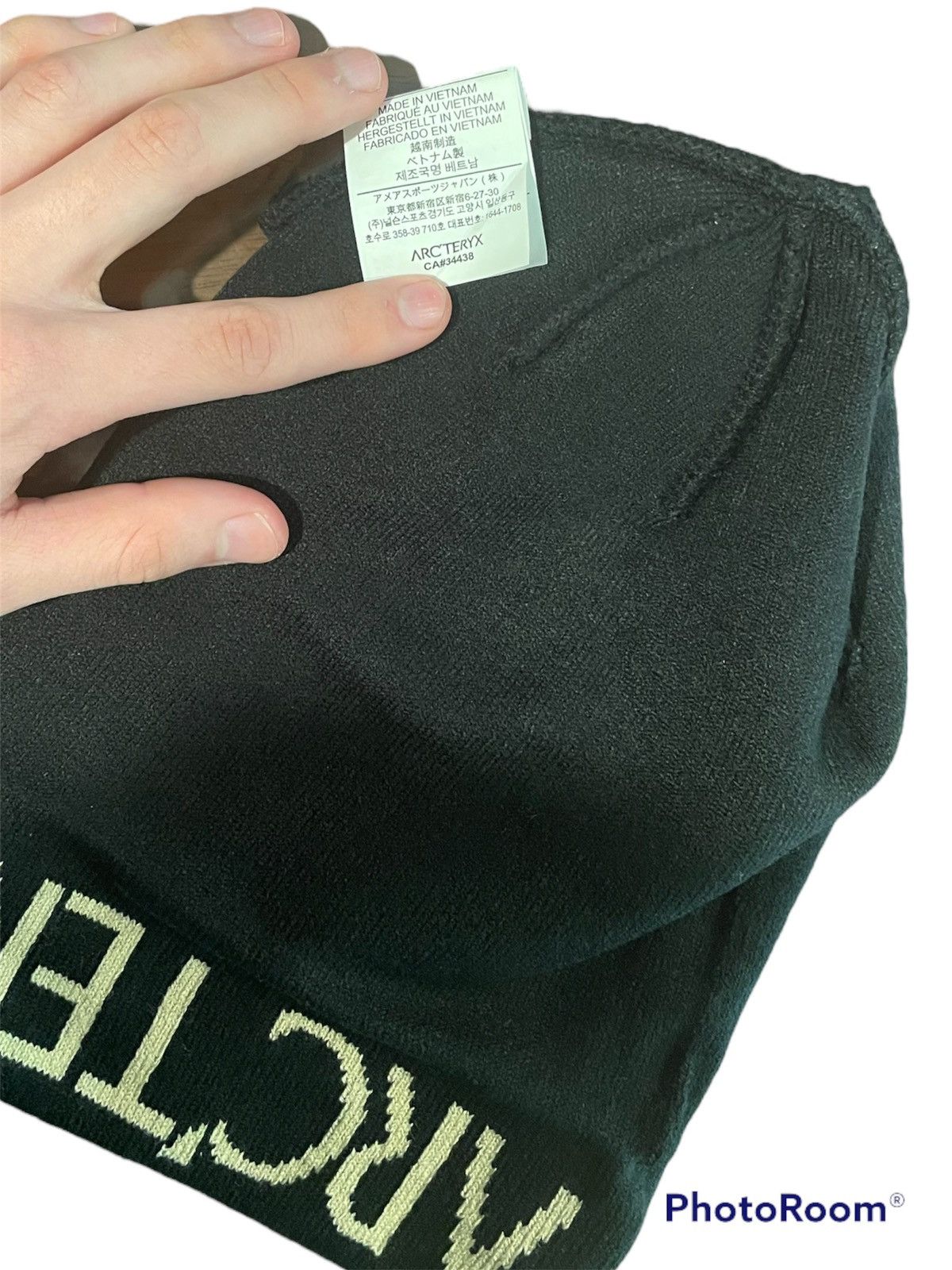 Arc'Teryx Arcteryx Black Bird Word Toque Beanie | Grailed