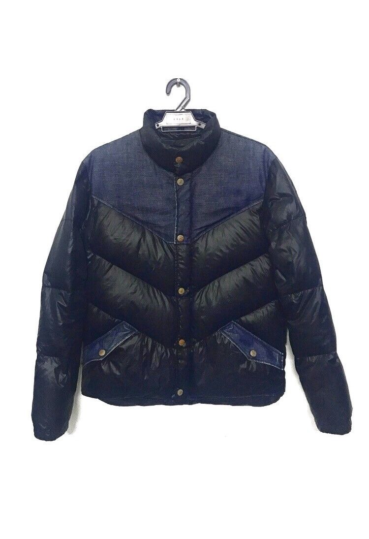 Levi's Levis down jacket mix denim material Size US L / EU 52-54 / 3 - 1 Thumbnail