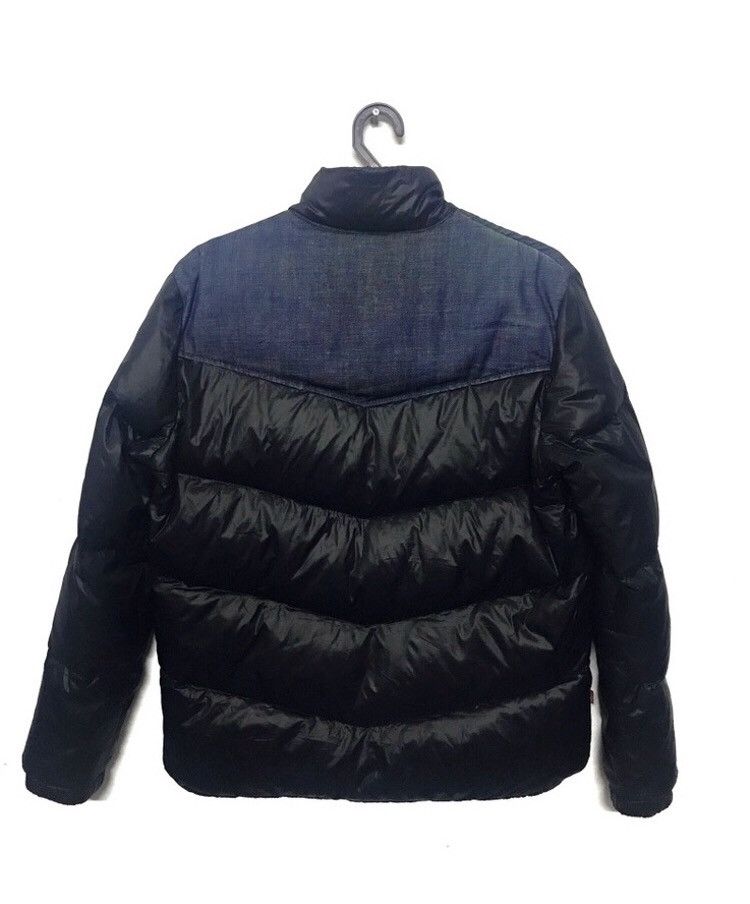 Levi's Levis down jacket mix denim material Size US L / EU 52-54 / 3 - 2 Thumbnail
