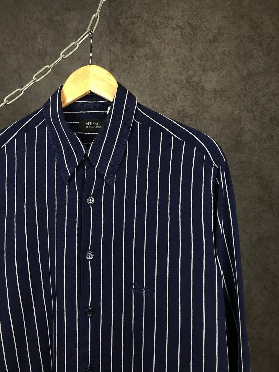 Vintage Versace vintage luxury shirt Size US L / EU 52-54 / 3 - 2 Thumbnail