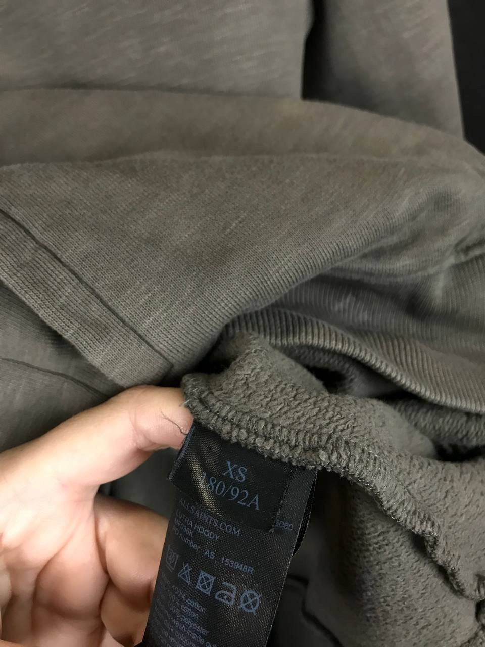 Allsaints Allsaints luxury streetwear zip hoodie Size US XS / EU 42 / 0 - 4 Thumbnail