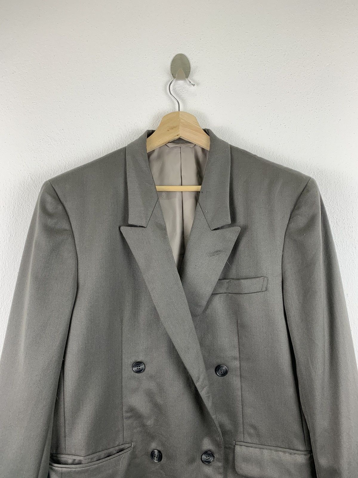 Christian Dior Monsieur VINTAGE CHRISTIAN DIOR DOUBLE BREASTED WOOL BLAZER Size US L / EU 52-54 / 3 - 2 Thumbnail