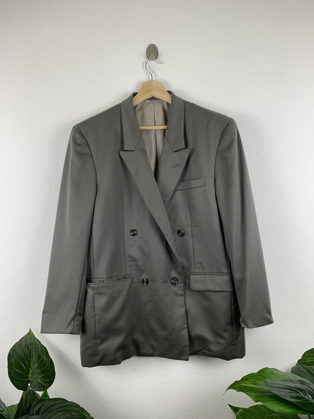 Christian Dior Monsieur VINTAGE CHRISTIAN DIOR DOUBLE BREASTED WOOL BLAZER Size US L / EU 52-54 / 3 - 1 Thumbnail