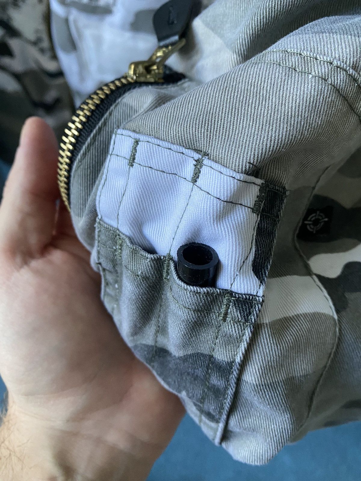 Rough Simmons Rough Simmons Black and White Neo-Tokyo Bomber Jacket Size US L / EU 52-54 / 3 - 6 Thumbnail