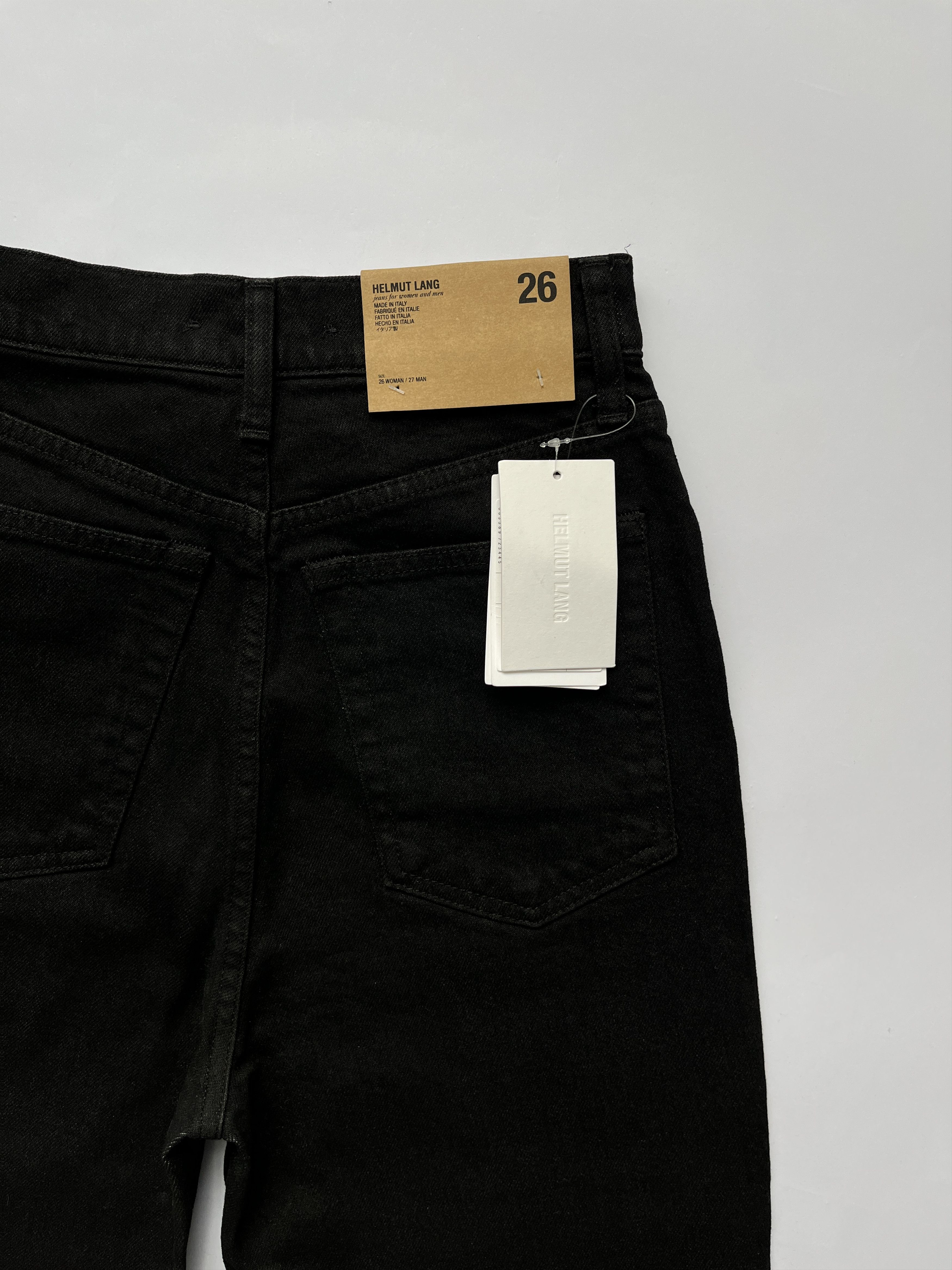 Helmut Lang ⚡️QUICK SALE⚡️Helmut Lang Black Hi Spikes High Rise Jeans Size 26" / US 2 / IT 38 - 3 Thumbnail
