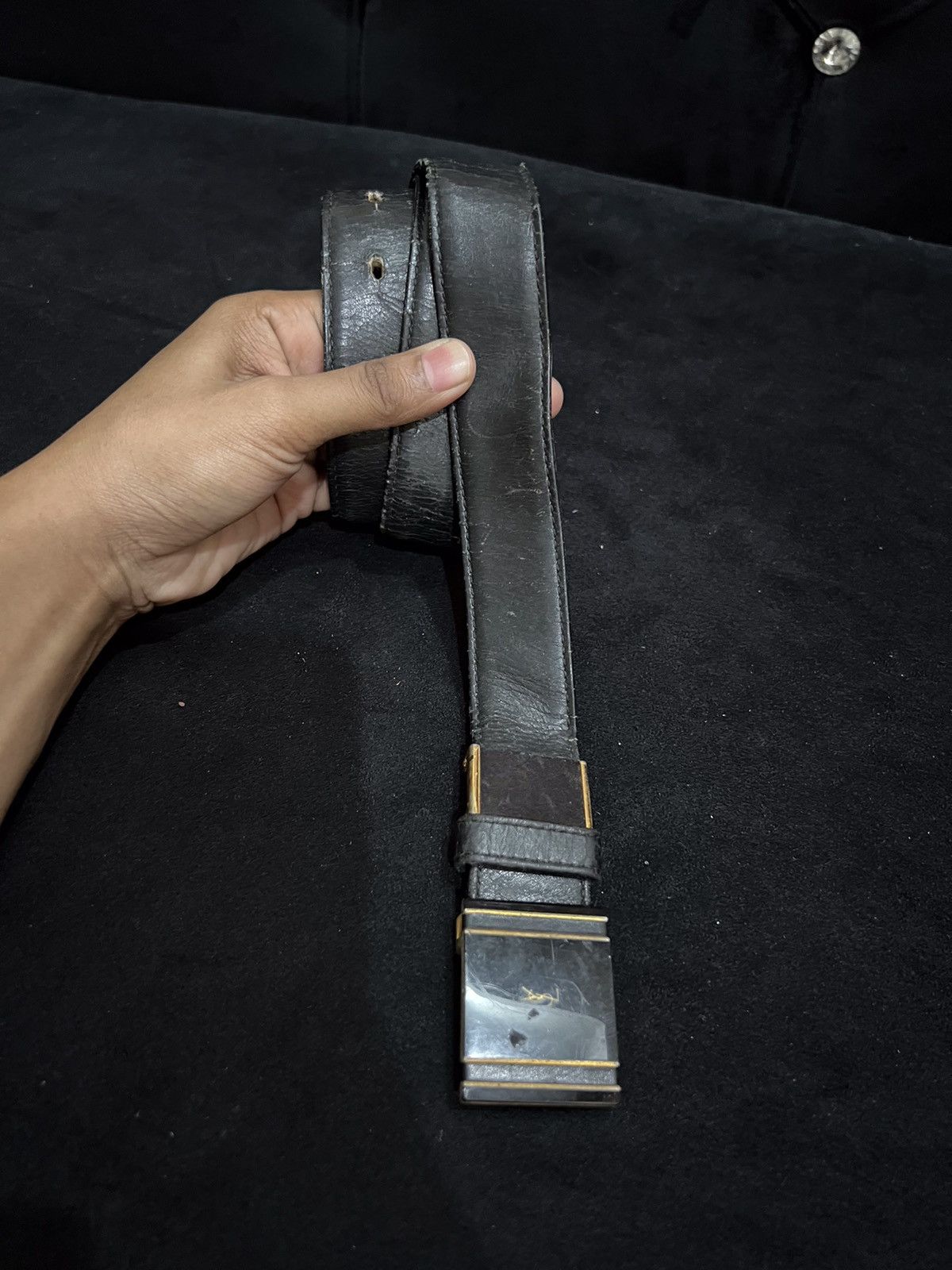 Yves Saint Laurent Yves Saint Laurent Buckle Belt Size ONE SIZE - 3 Thumbnail