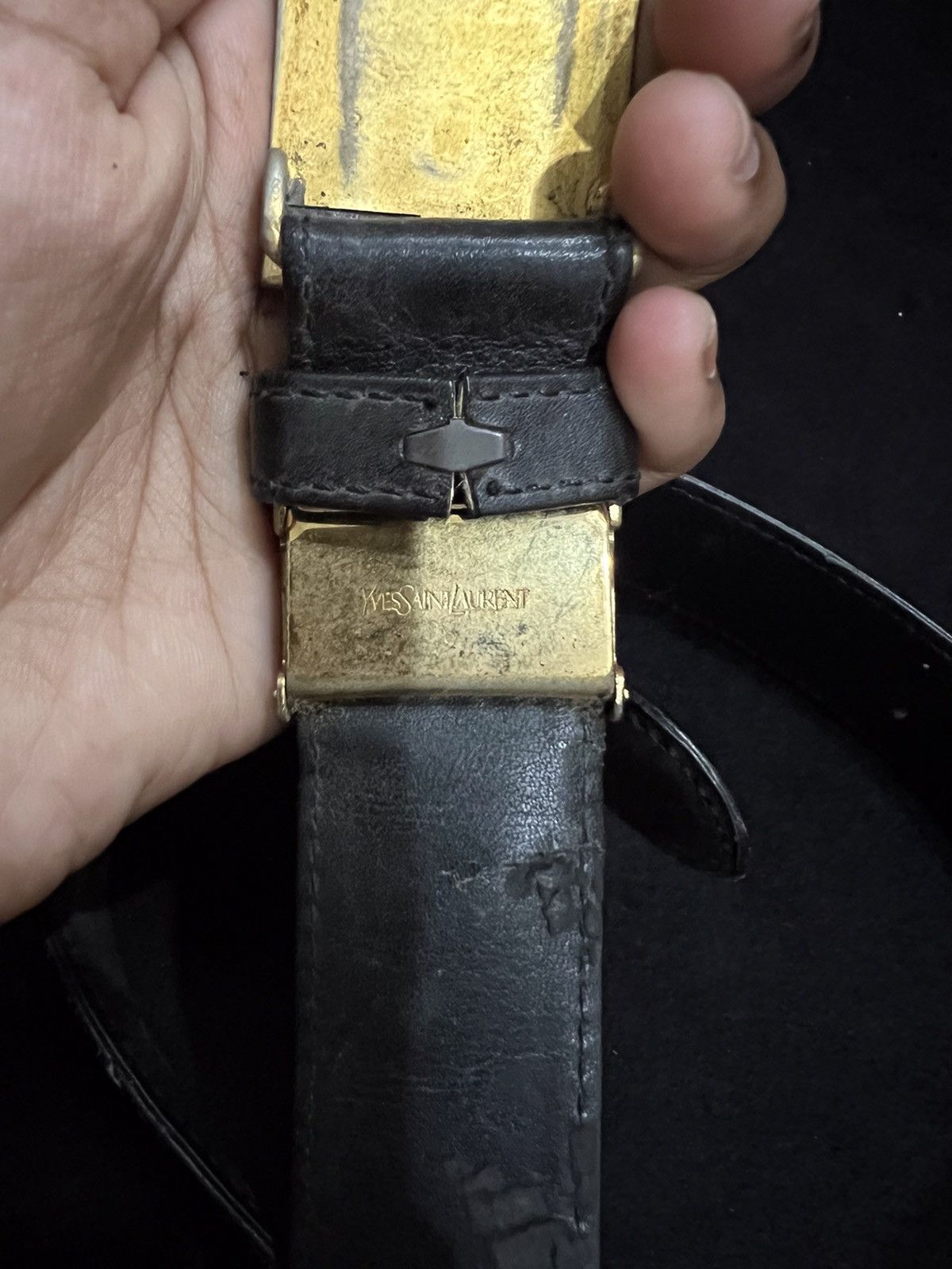 Yves Saint Laurent Yves Saint Laurent Buckle Belt Size ONE SIZE - 6 Thumbnail