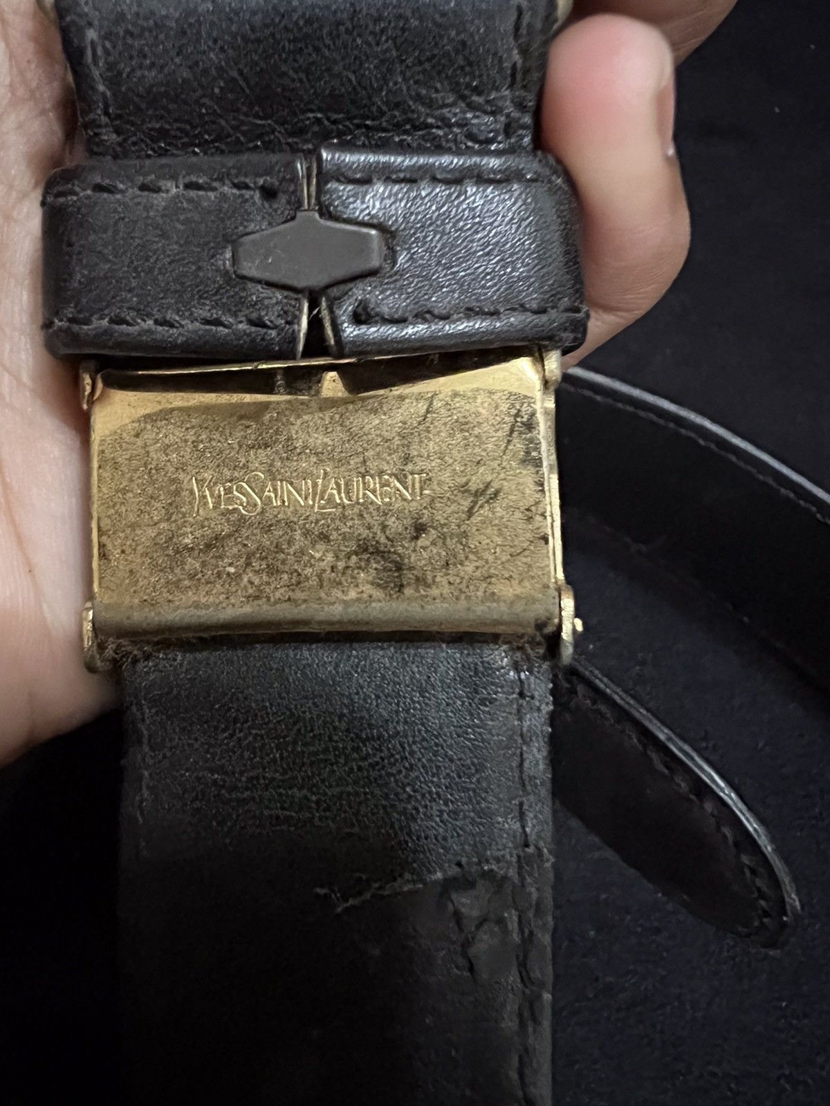 Yves Saint Laurent Yves Saint Laurent Buckle Belt Size ONE SIZE - 8 Thumbnail