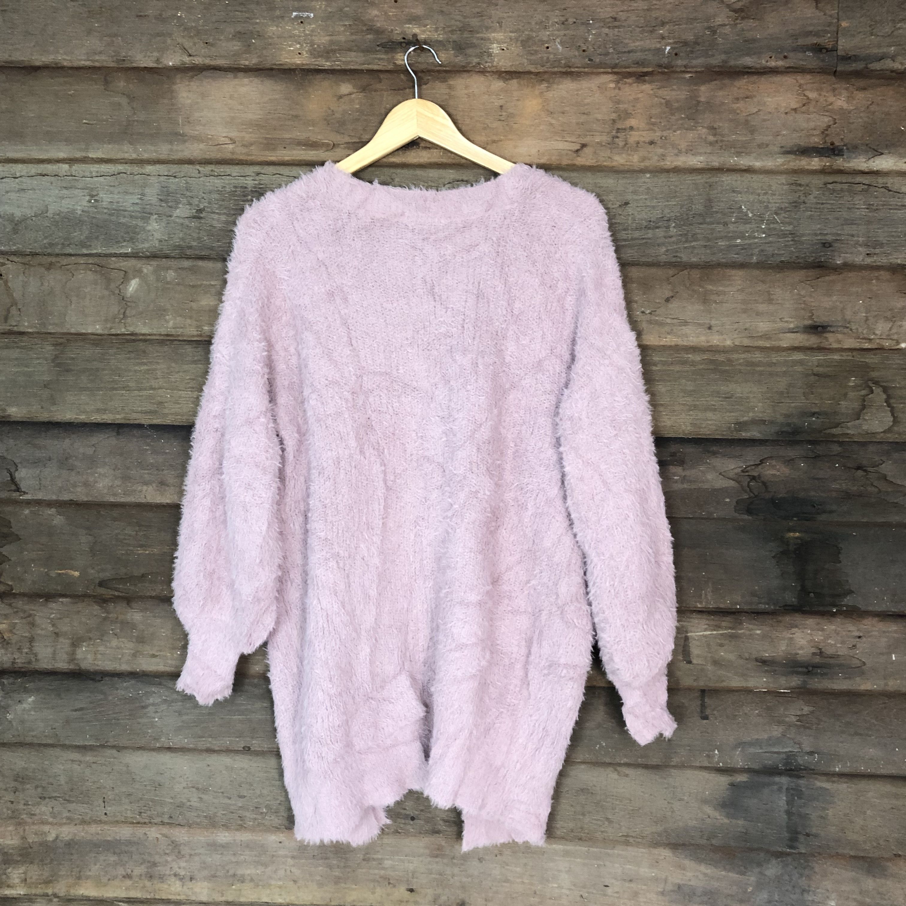 Aran Isles Knitwear × GU × Homespun Knitwear Gu Knitwear Mohair Soft Fur Shag Shaggy Cardigan #677 Size M / US 6-8 / IT 42-44 - 9 Thumbnail