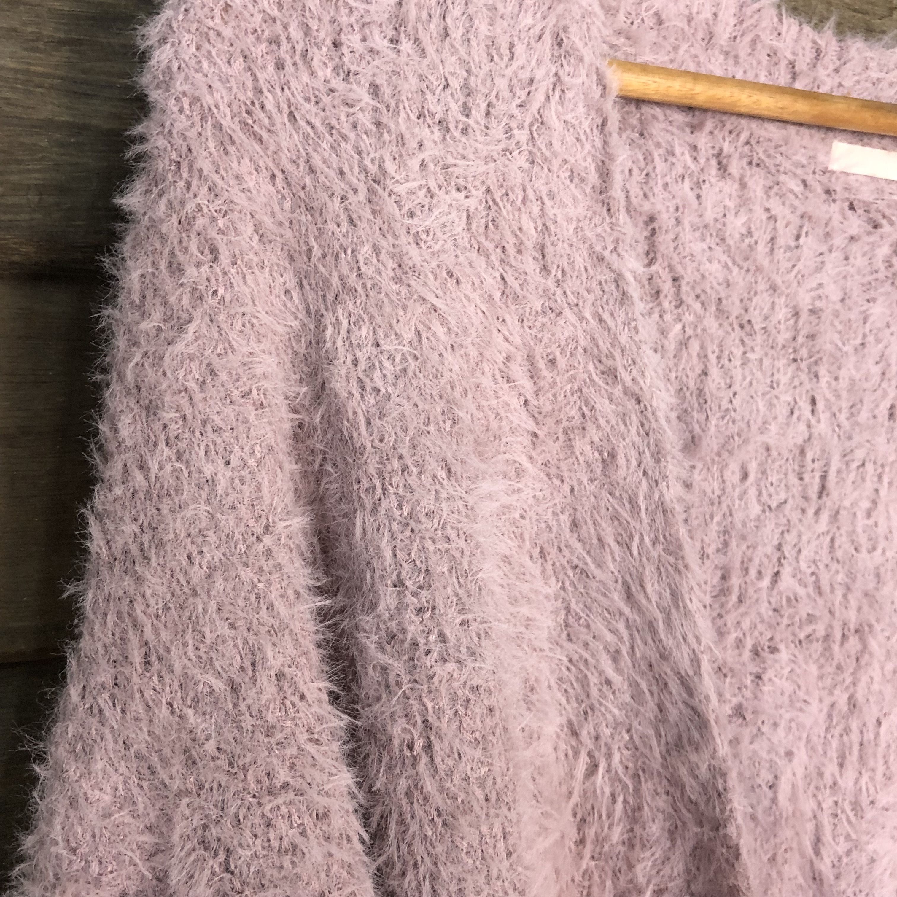 Aran Isles Knitwear × GU × Homespun Knitwear Gu Knitwear Mohair Soft Fur Shag Shaggy Cardigan #677 Size M / US 6-8 / IT 42-44 - 5 Thumbnail