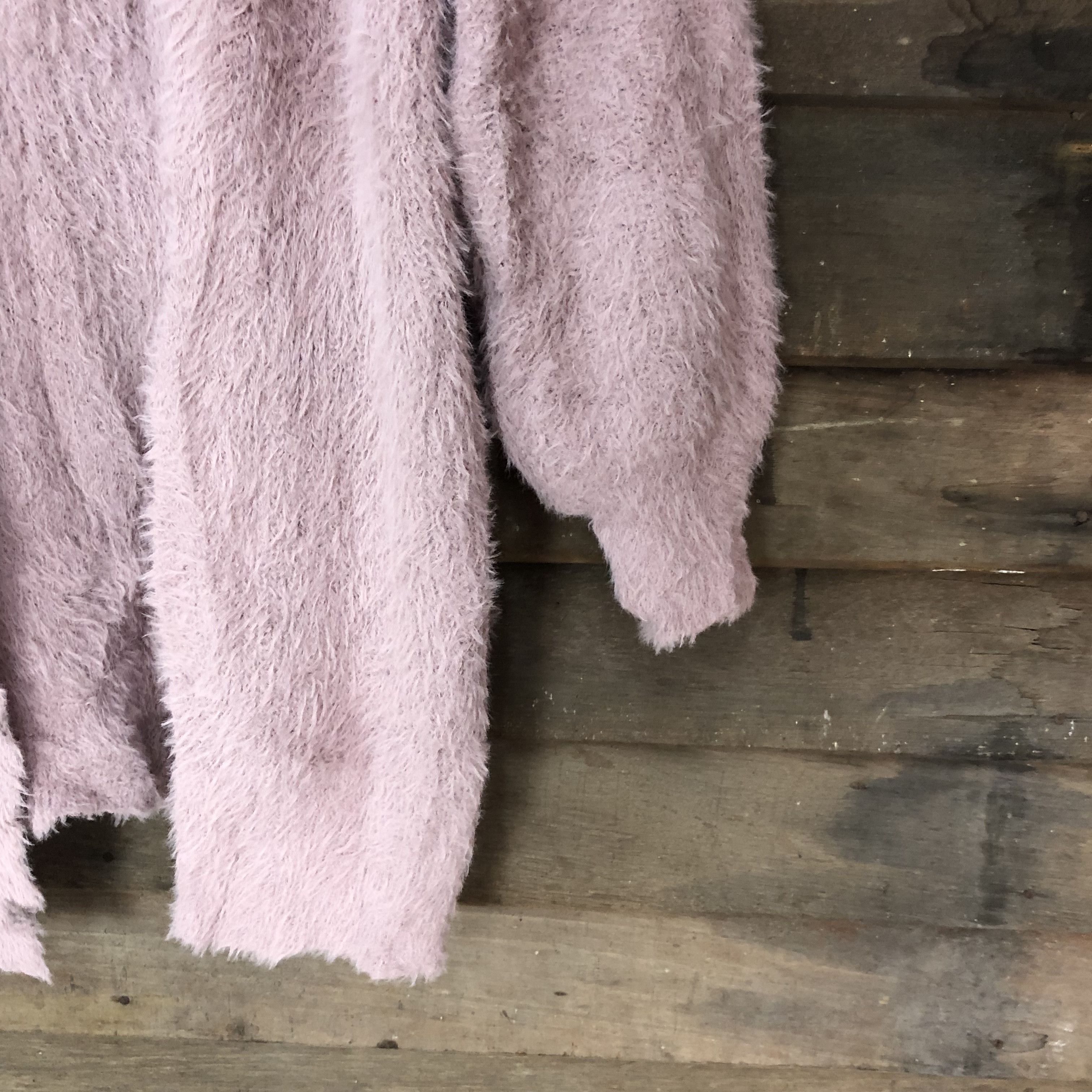Aran Isles Knitwear × GU × Homespun Knitwear Gu Knitwear Mohair Soft Fur Shag Shaggy Cardigan #677 Size M / US 6-8 / IT 42-44 - 7 Thumbnail