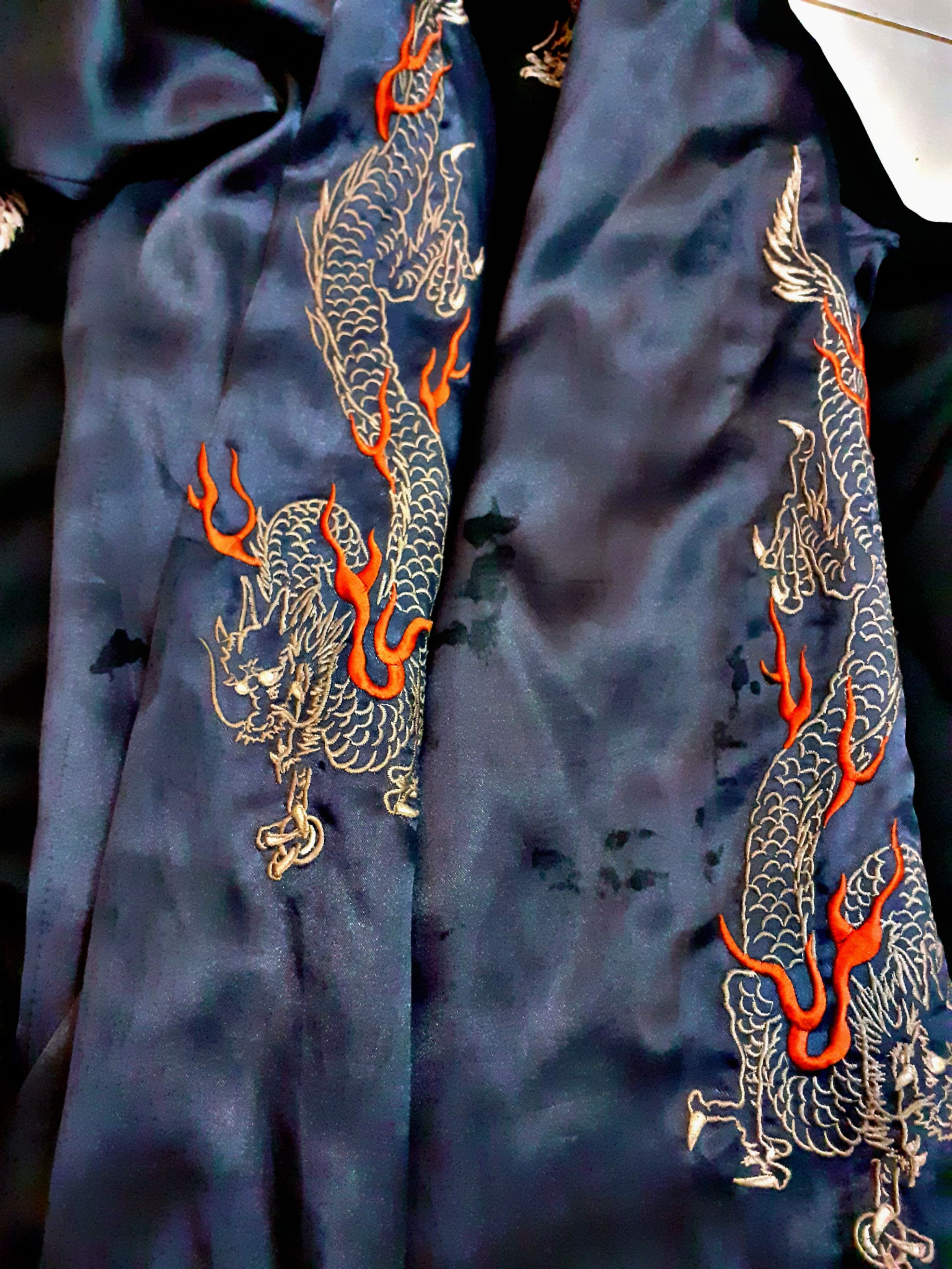 Japanese Brand vintage sukajan reversible souvenir Japanese Yakuza culture Size US L / EU 52-54 / 3 - 6 Thumbnail