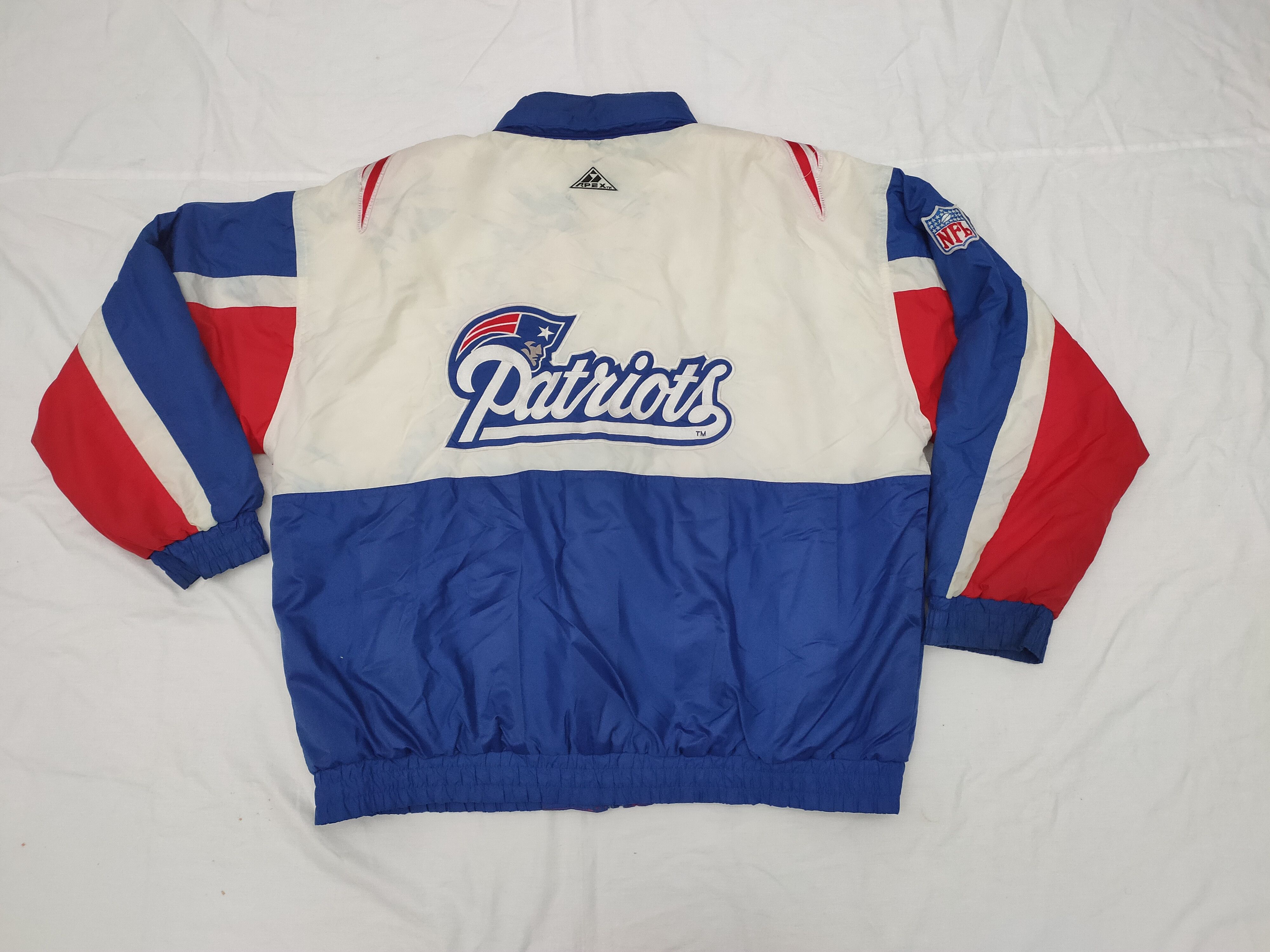 Vintage Vintage NFL Mirage New England Patriots Bomber Jacket Size US XL / EU 56 / 4 - 7 Thumbnail