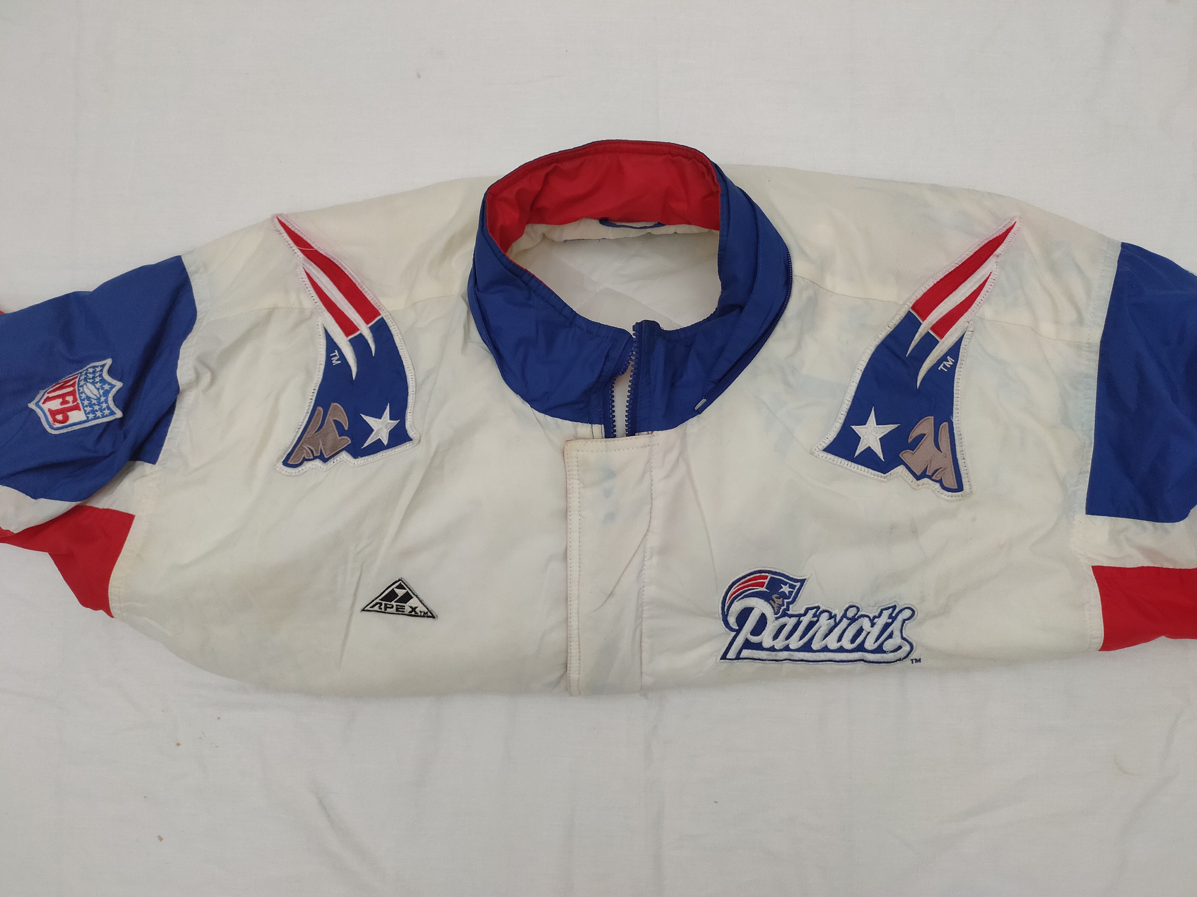 Vintage Vintage NFL Mirage New England Patriots Bomber Jacket Size US XL / EU 56 / 4 - 5 Thumbnail