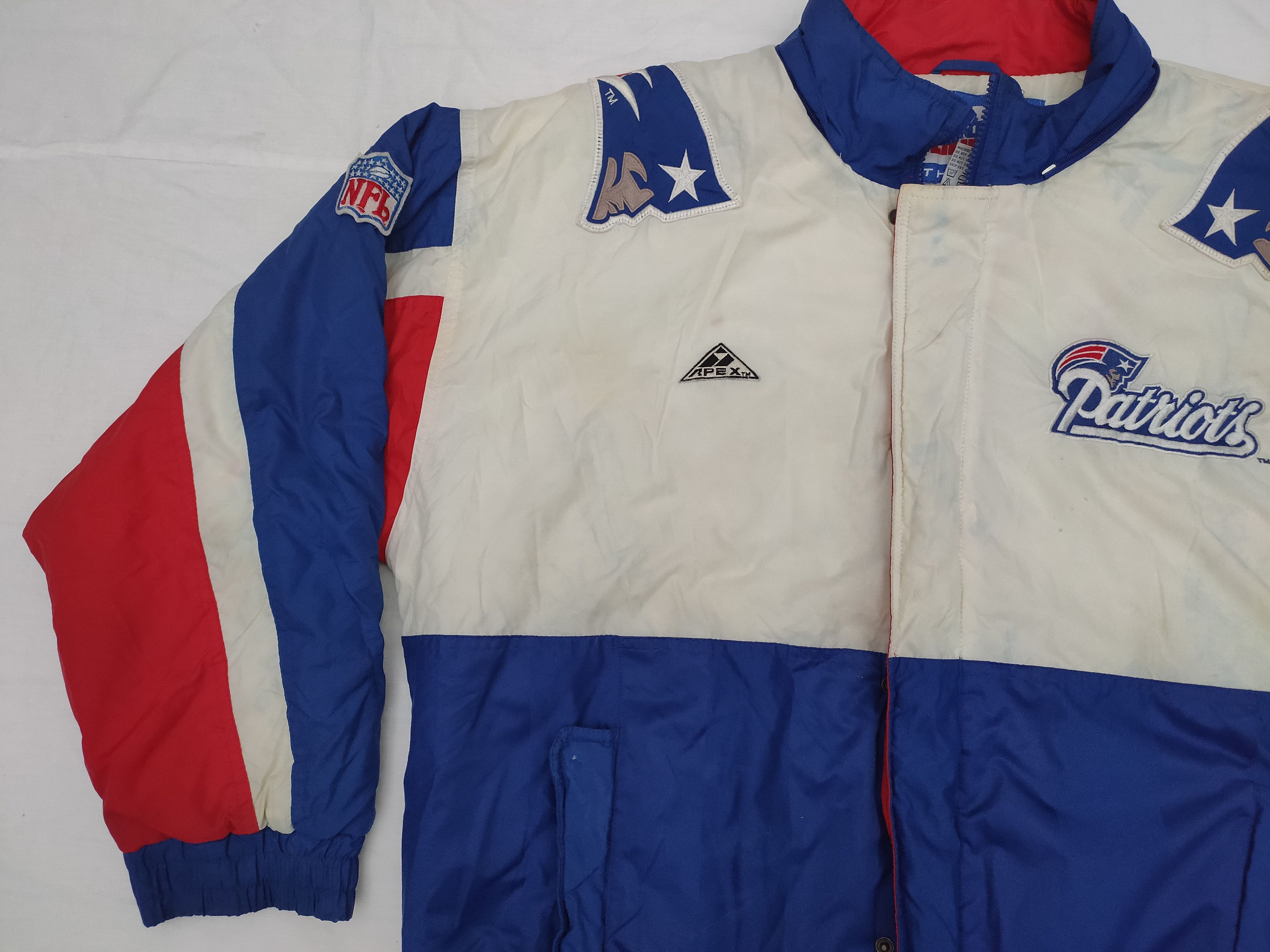 Vintage Vintage NFL Mirage New England Patriots Bomber Jacket Size US XL / EU 56 / 4 - 3 Thumbnail